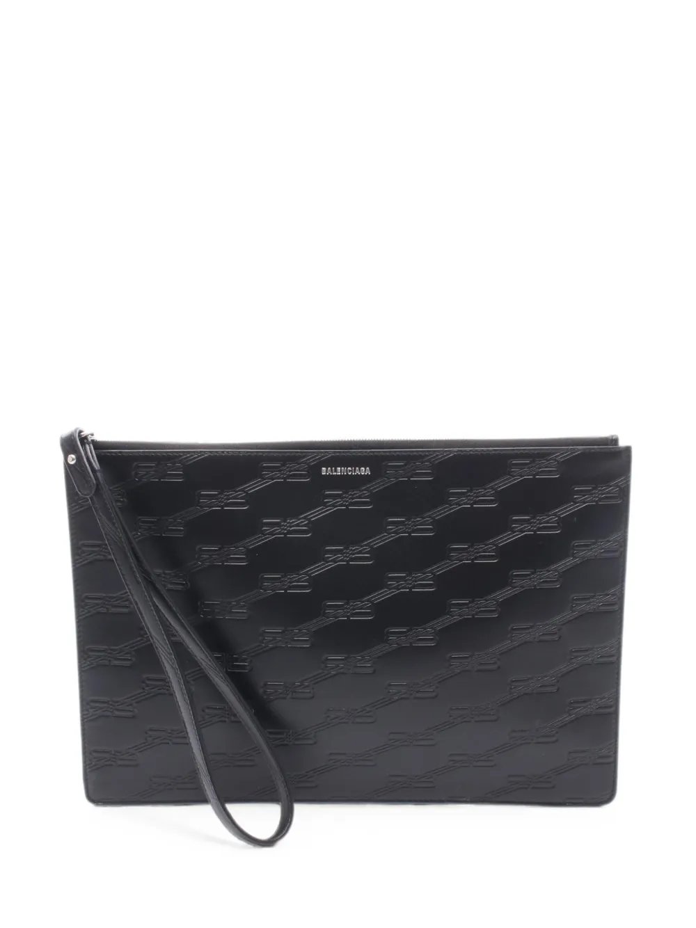 2010s BB logo-monogram clutch bag