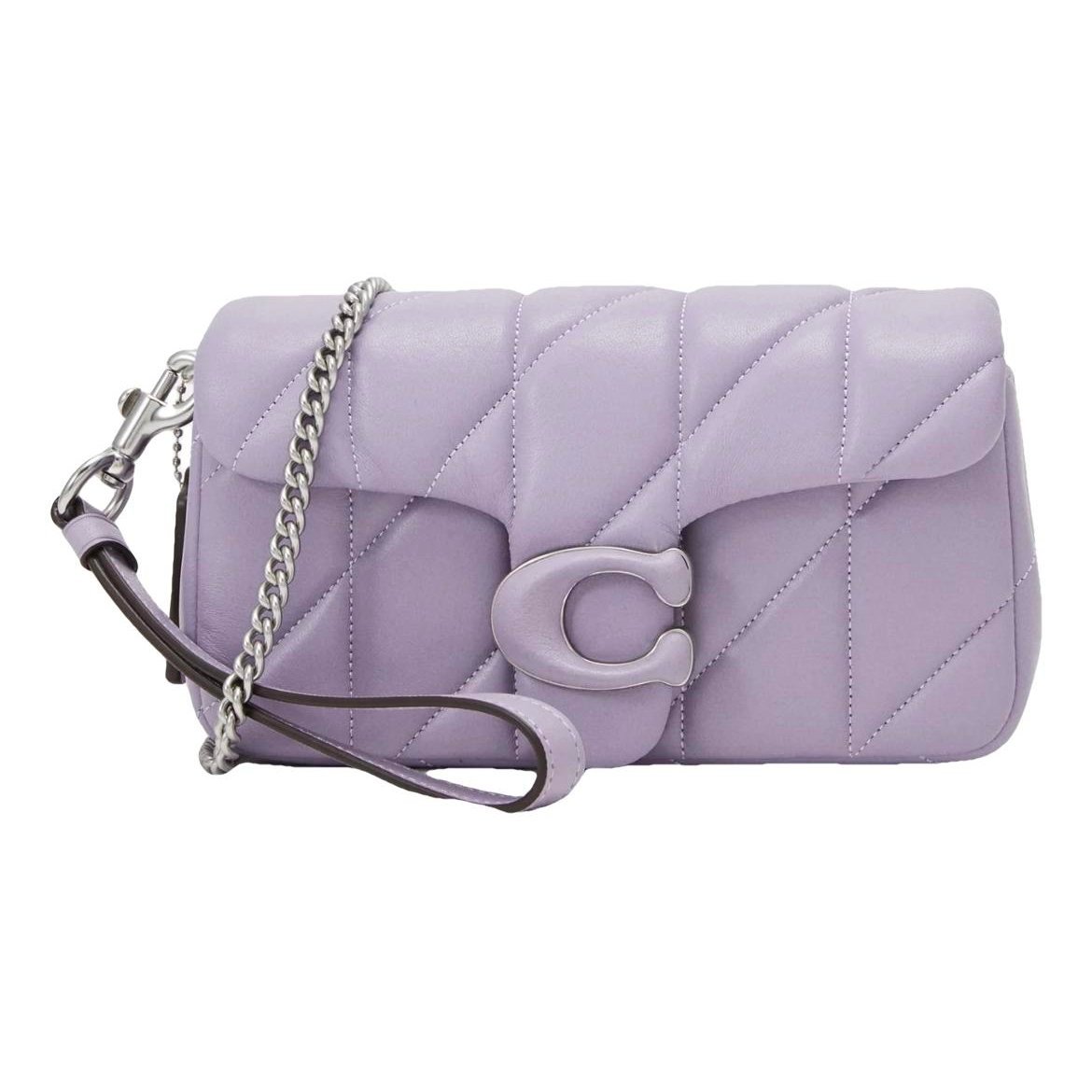 Leather clutch bag