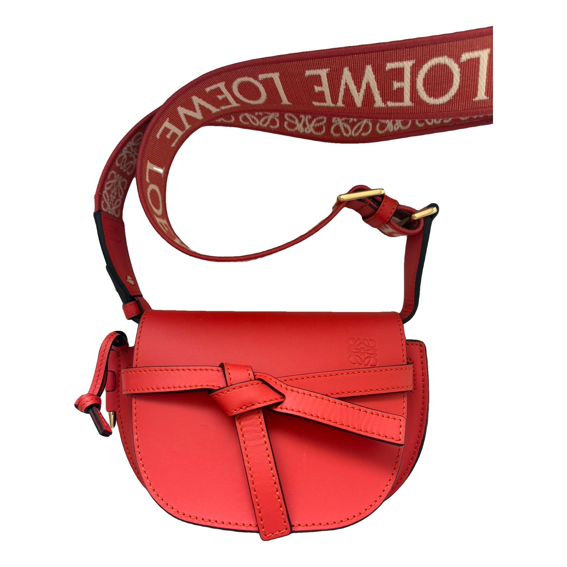 Gate leather crossbody bag