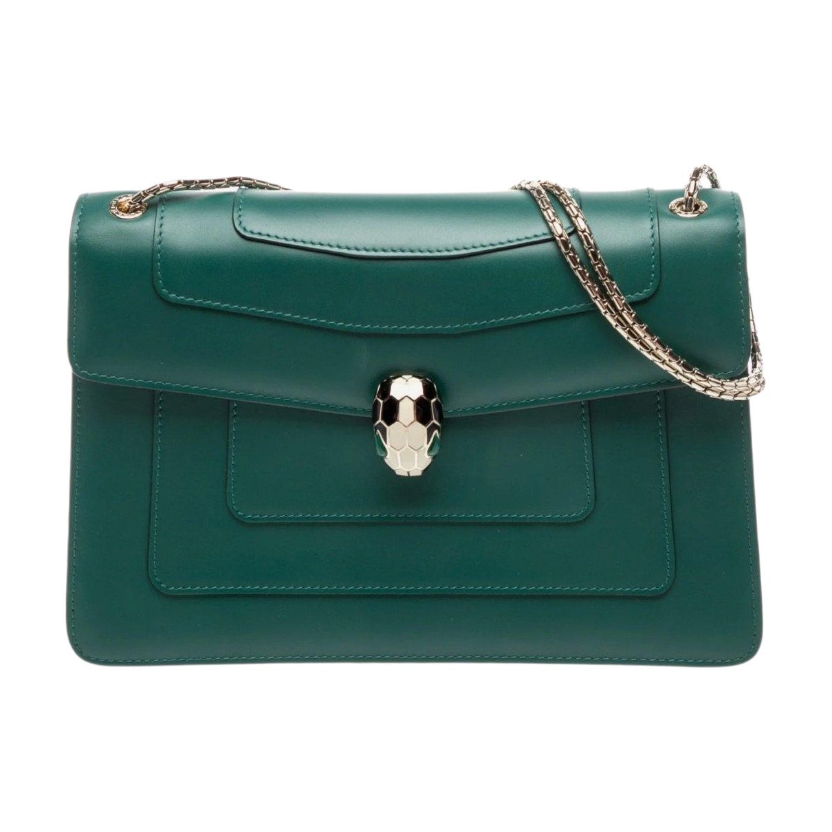 Bvlgari Serpenti leather handbag