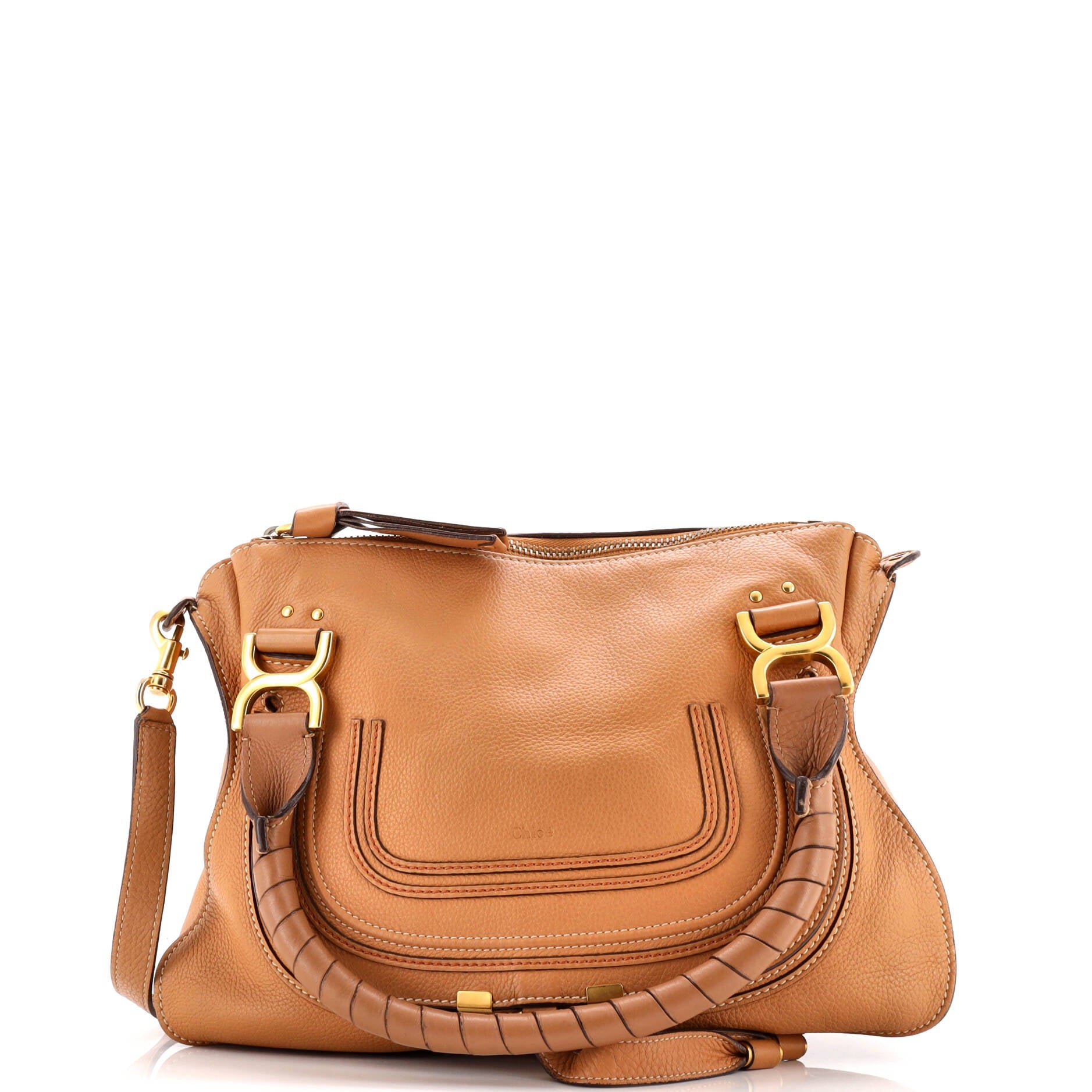 Chloe Marcie Satchel Leather Medium