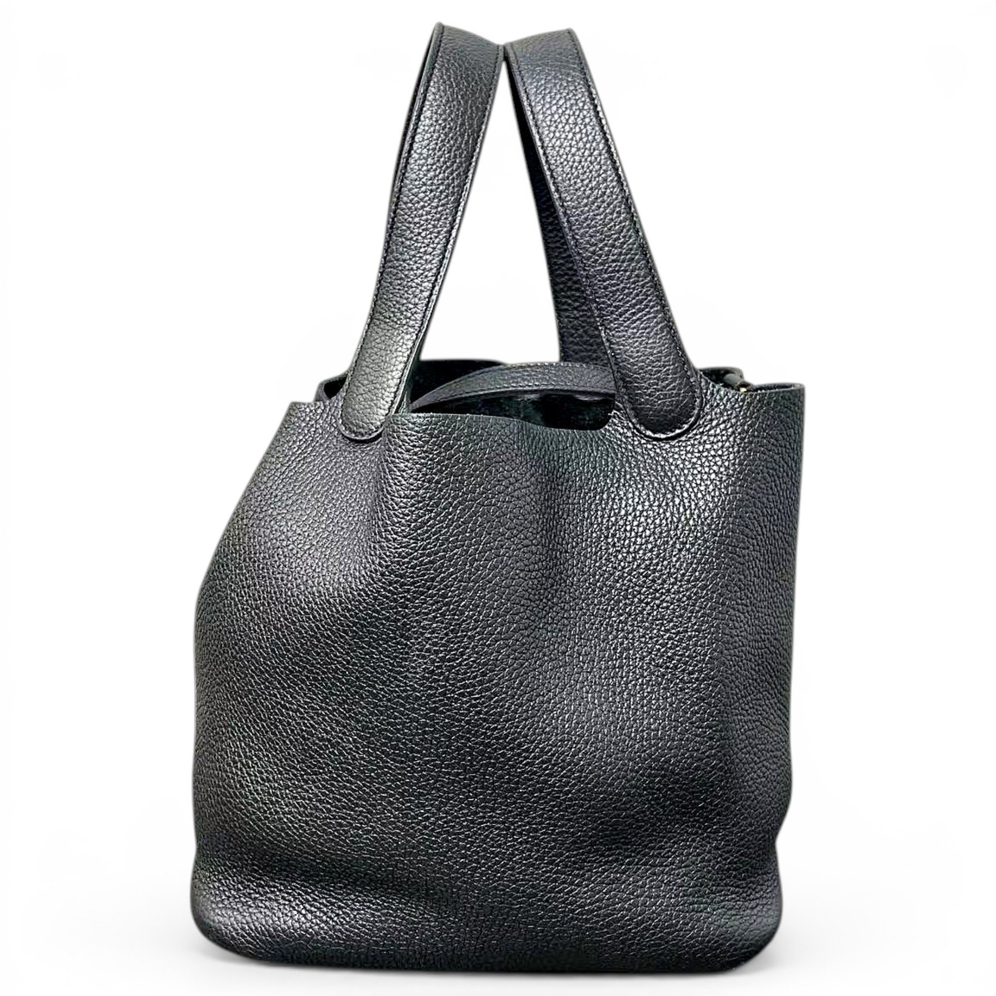 Picotin leather handbag