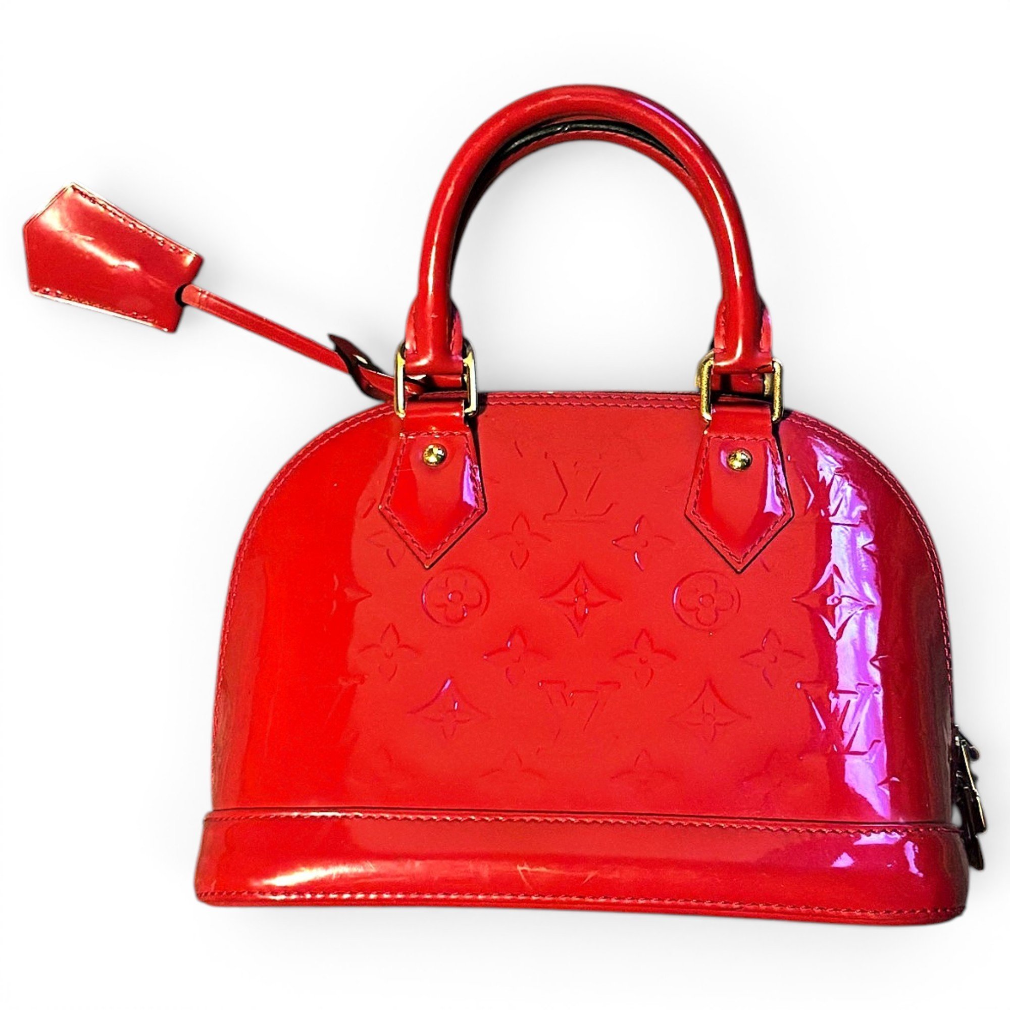 Alma BB patent leather handbag