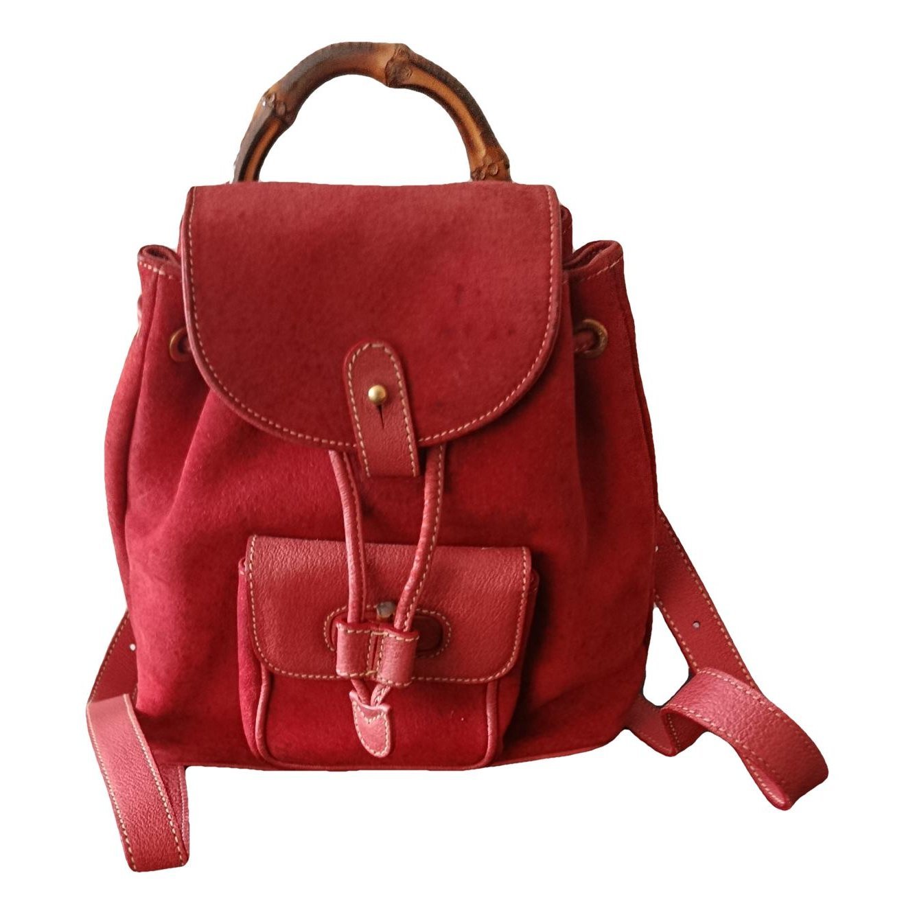 Bamboo Tassel Oval backpack