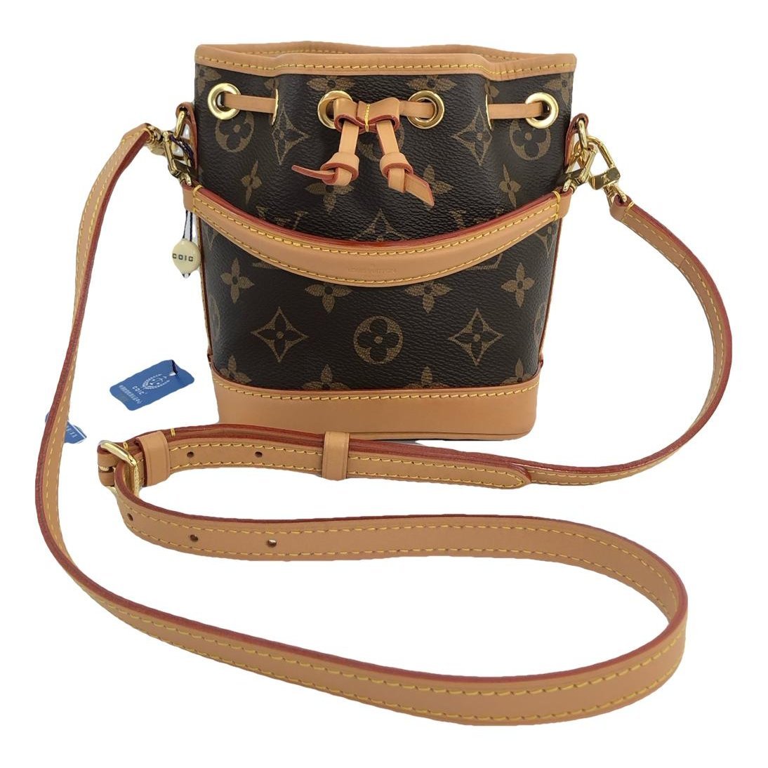 Nano Noé leather handbag