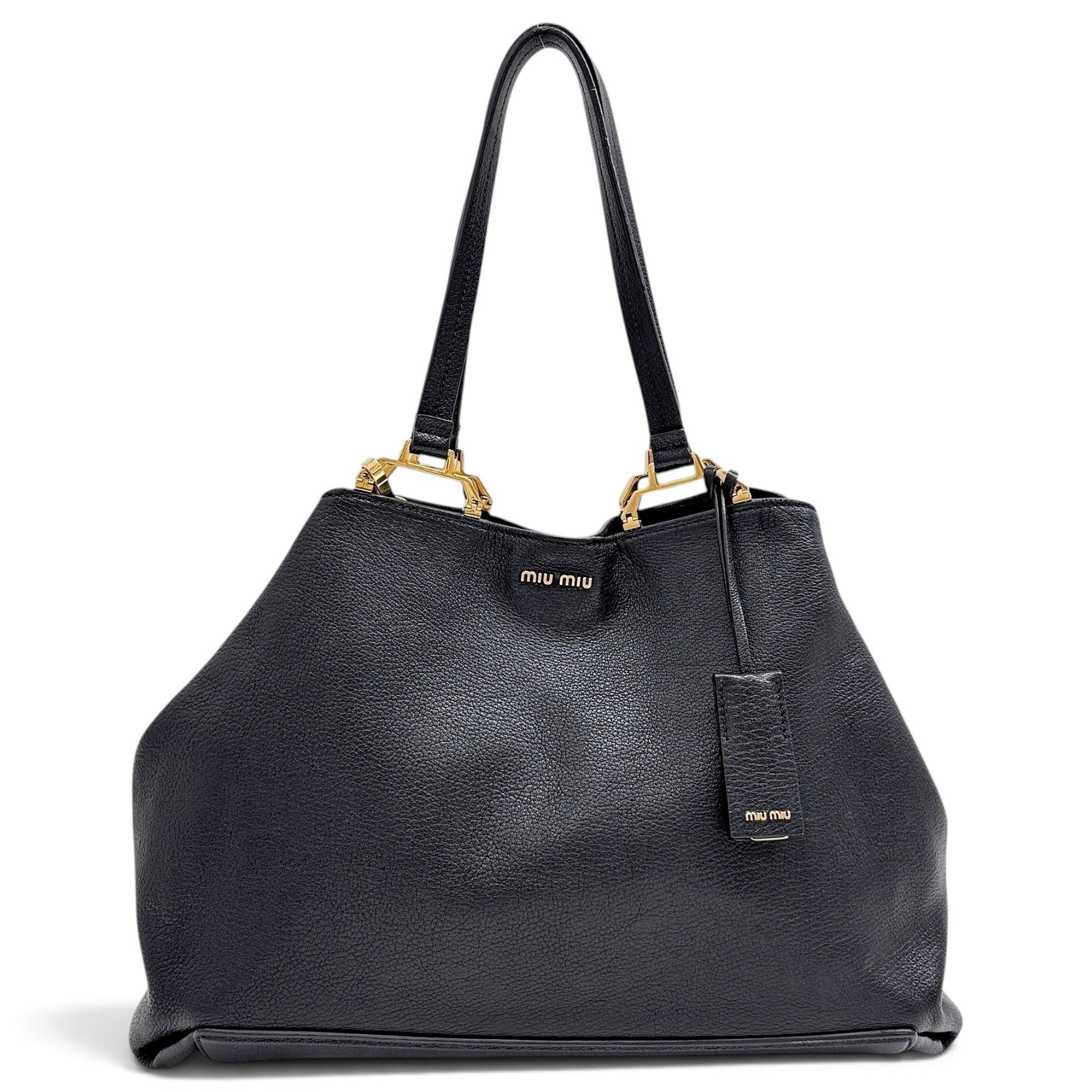 Leather tote