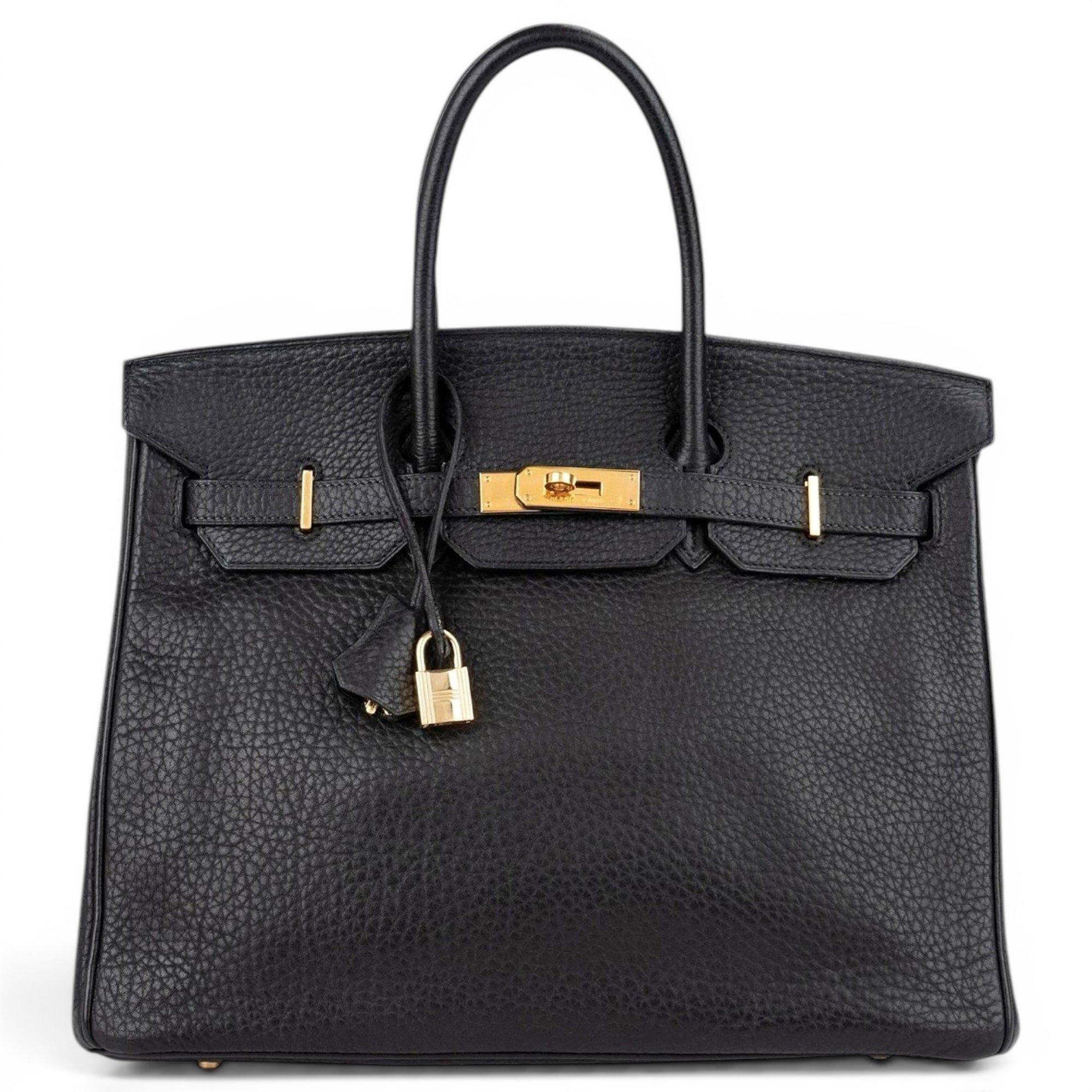 Birkin 35 leather handbag