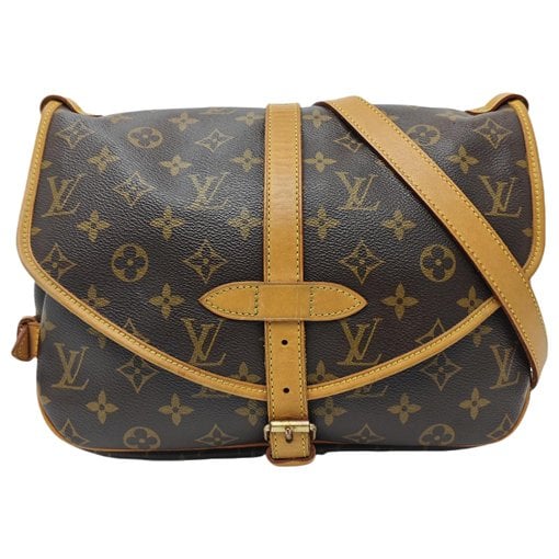 Louis Vuitton Saumur leather handbag