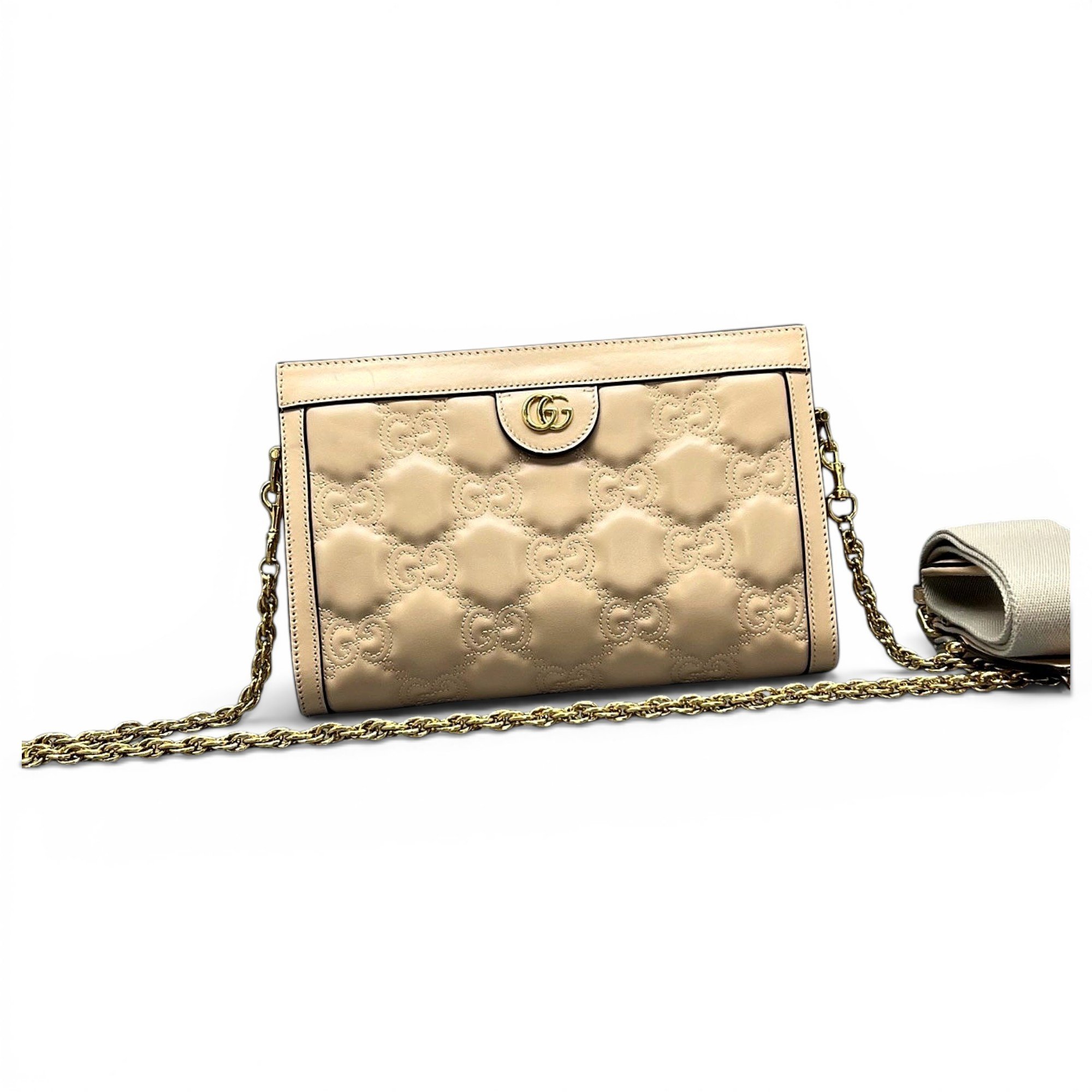 Ophidia Chain leather handbag