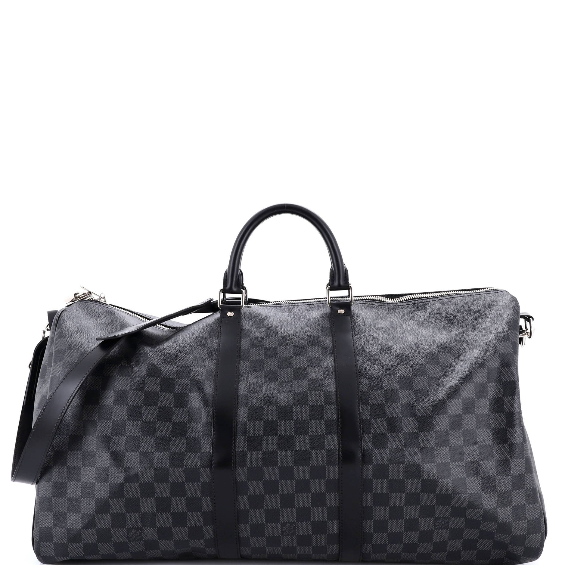Louis Vuitton Keepall Bandouliere Bag Damier Graphite 55