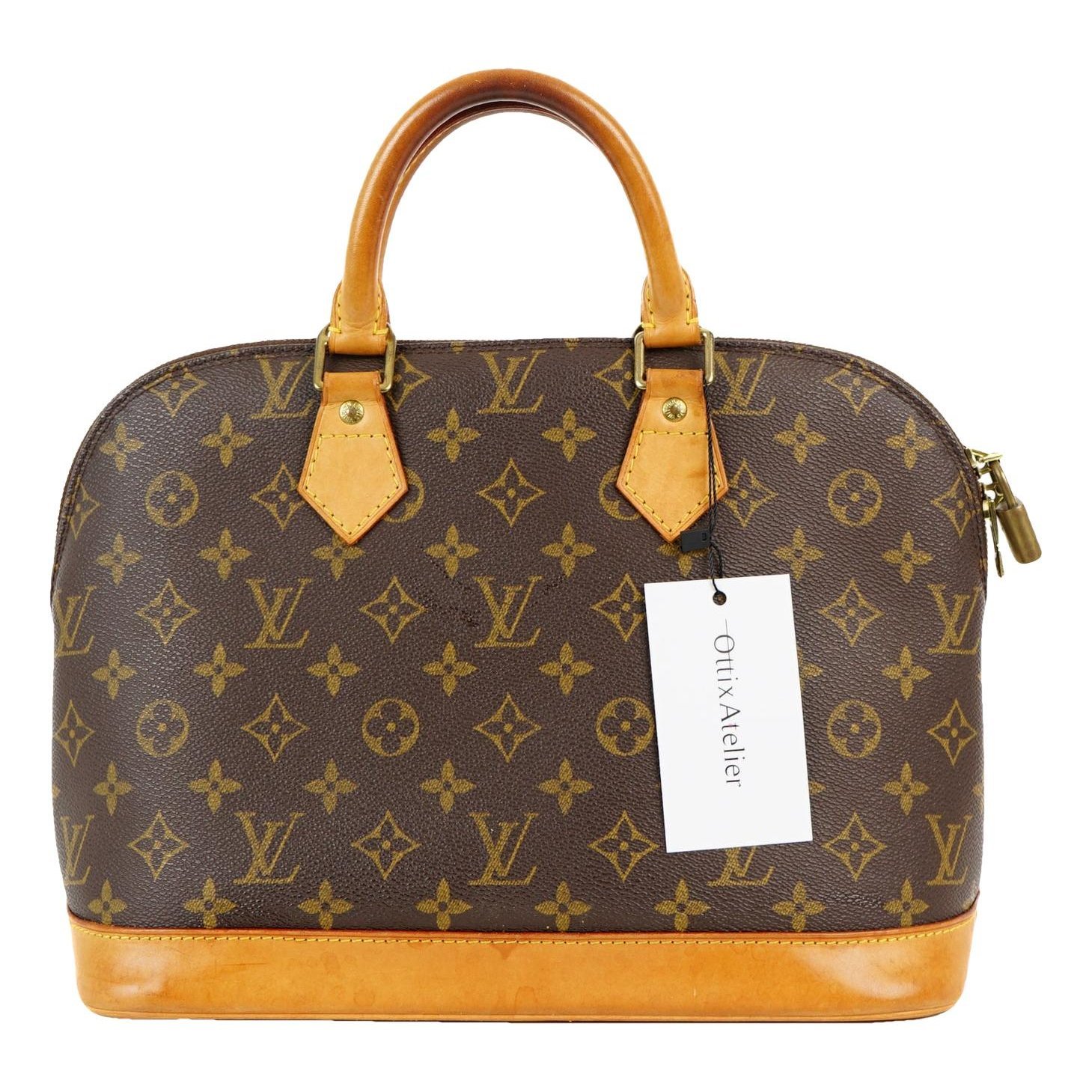 Alma leather handbag