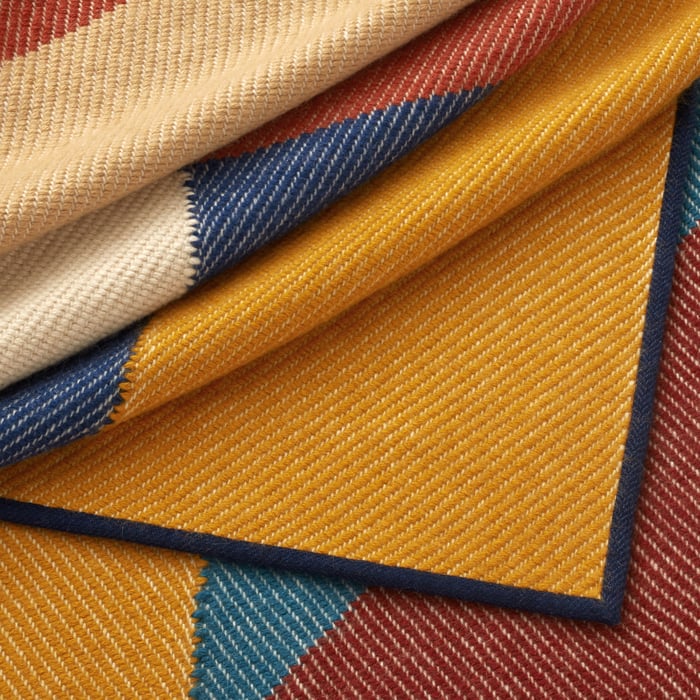 Ocre Casaqu'Echiquier Blanket
