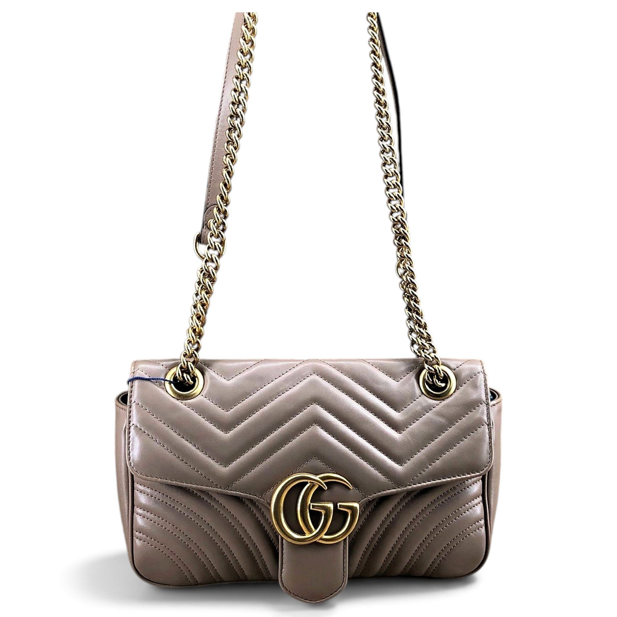 GG Marmont Chain Flap leather handbag