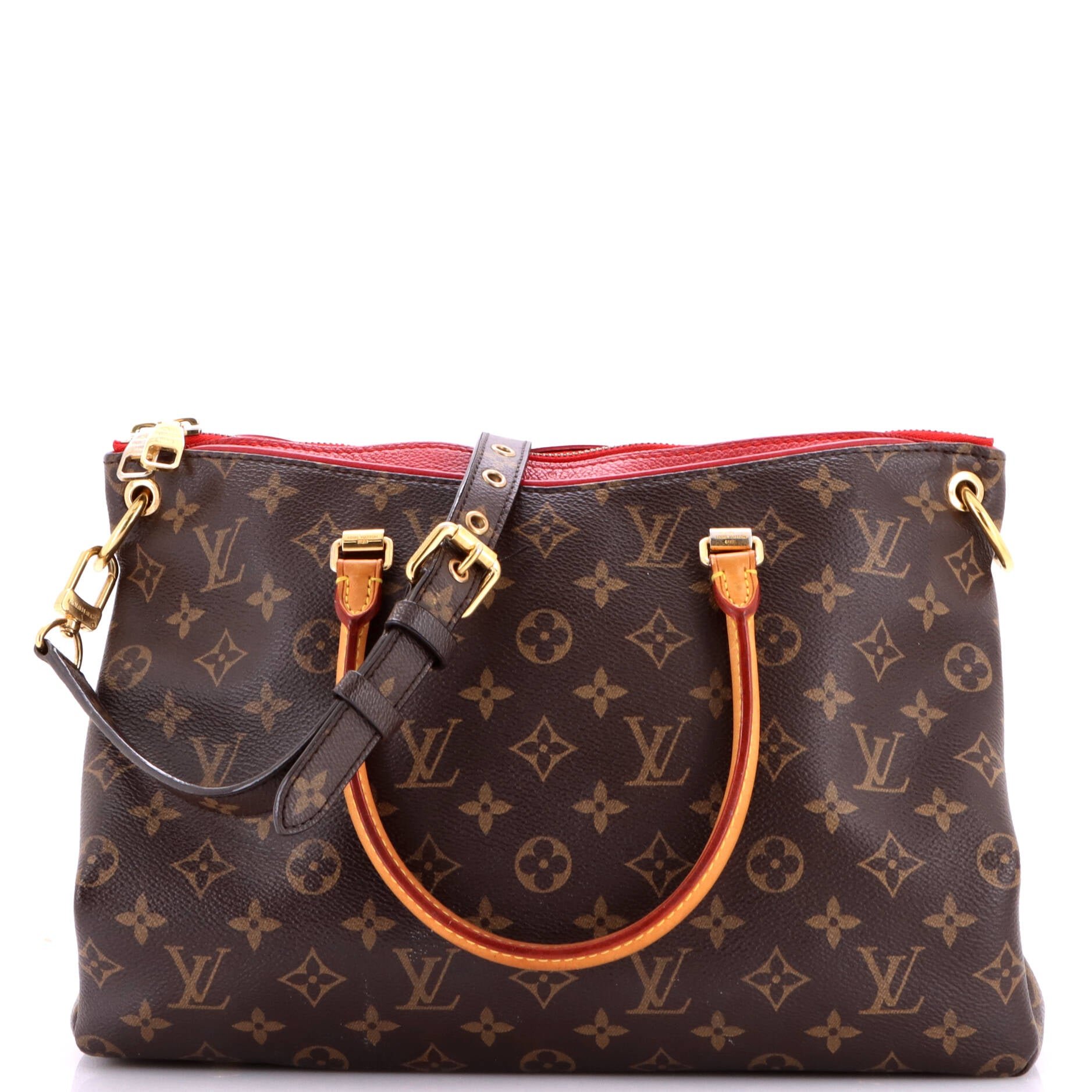 Pallas Tote Monogram Canvas with Leather