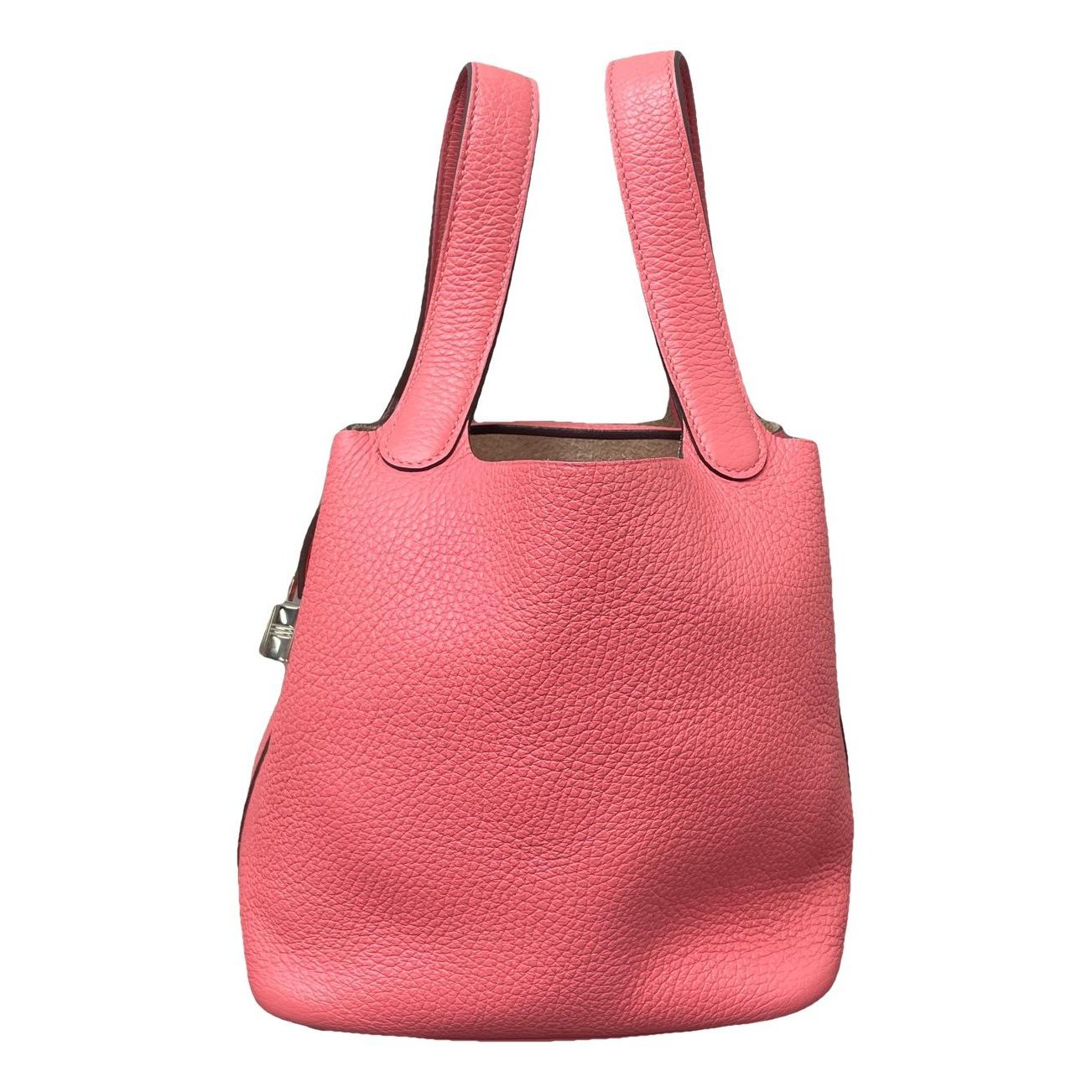 Picotin leather handbag