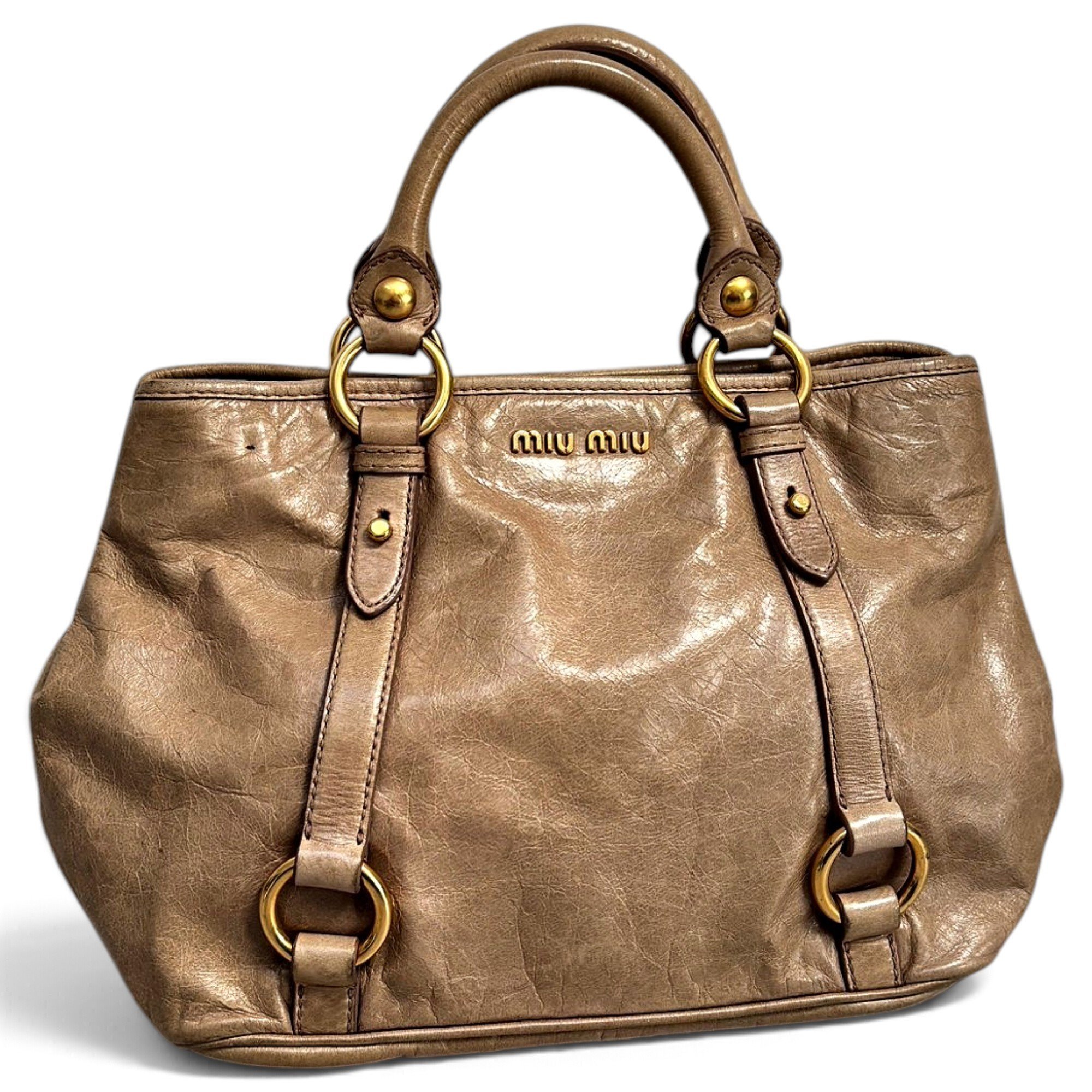Leather handbag