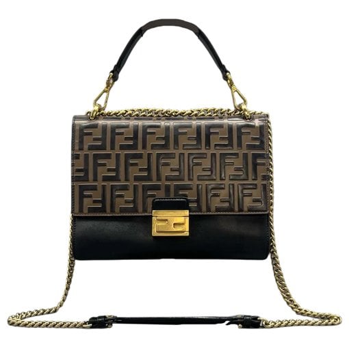 Kan I Logo leather handbag