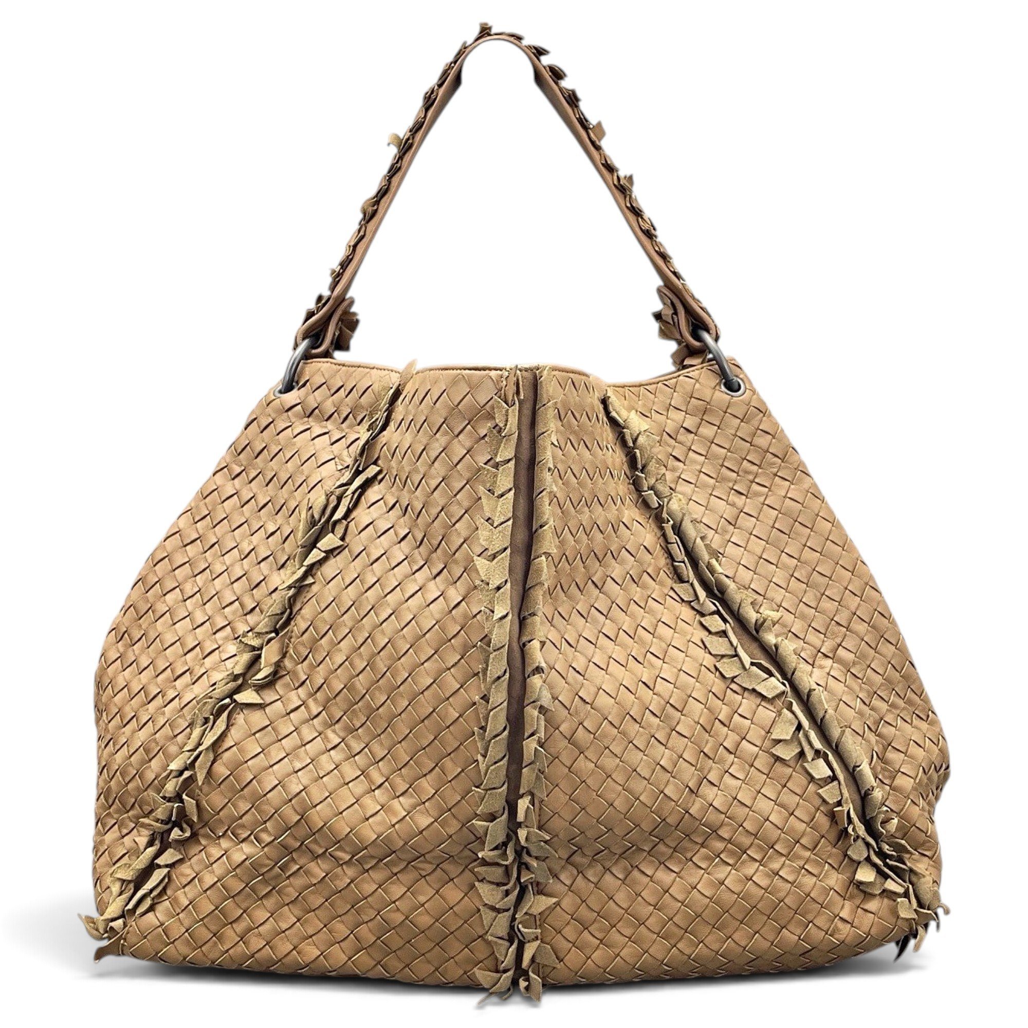 Leather tote