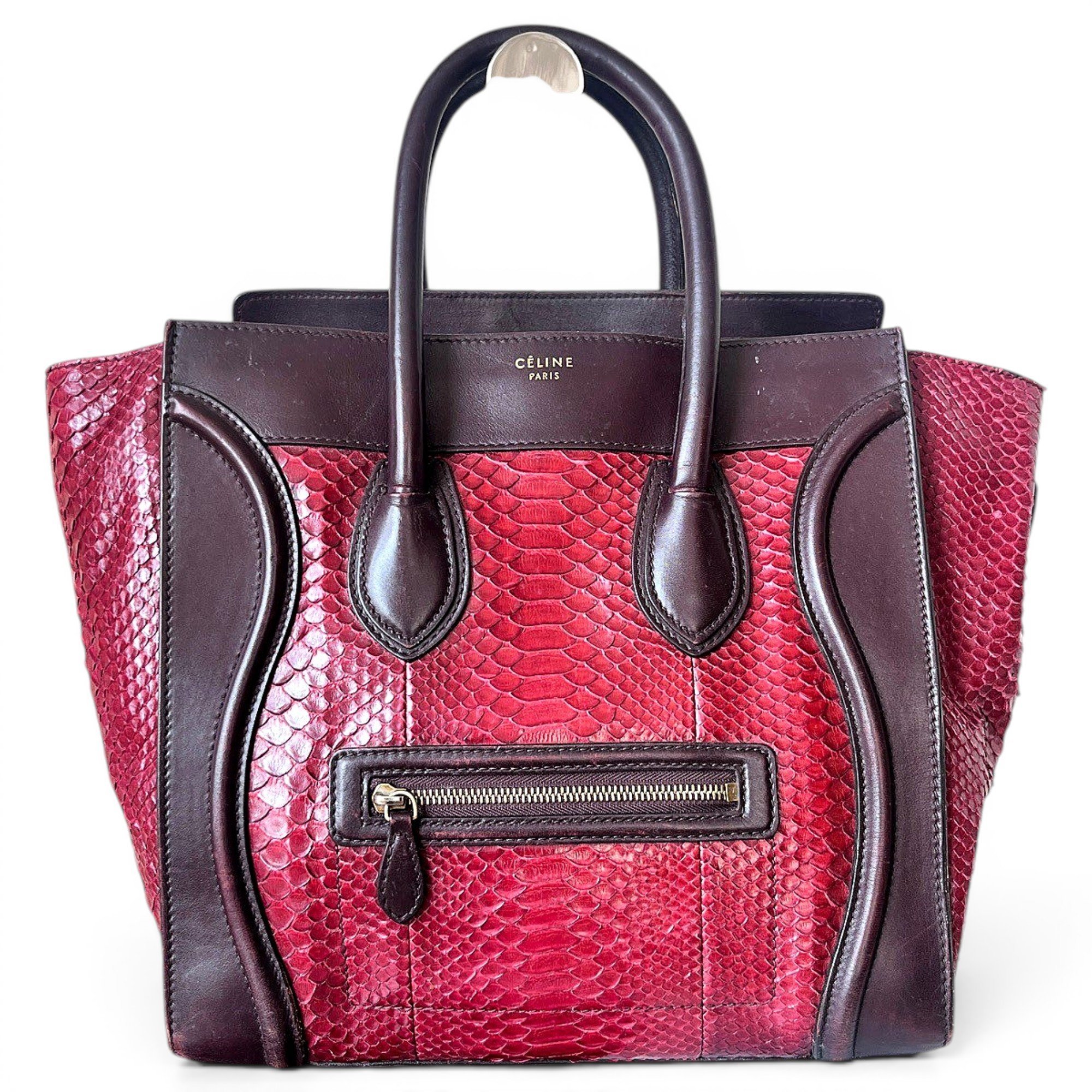 Luggage leather handbag