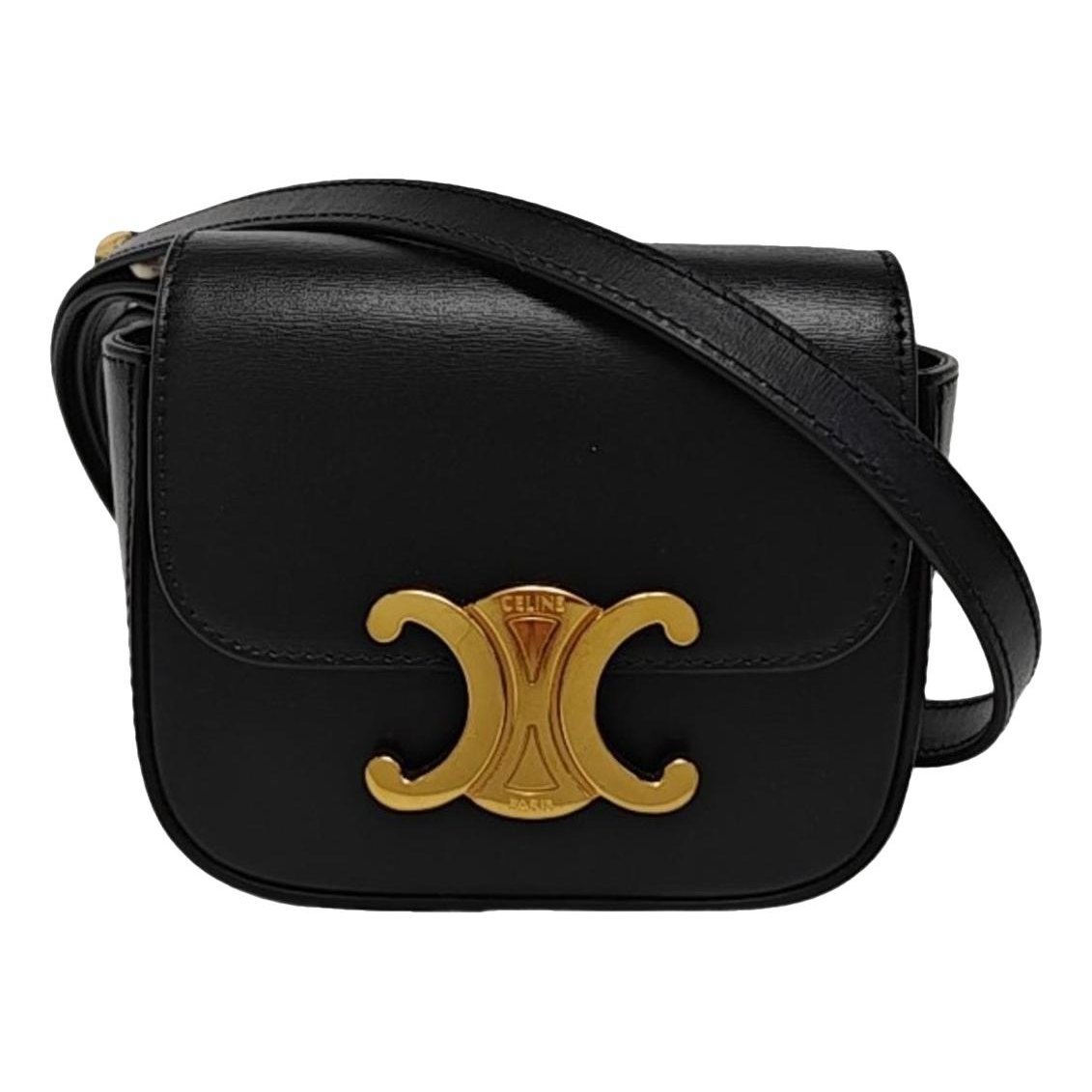 Triomphe leather handbag