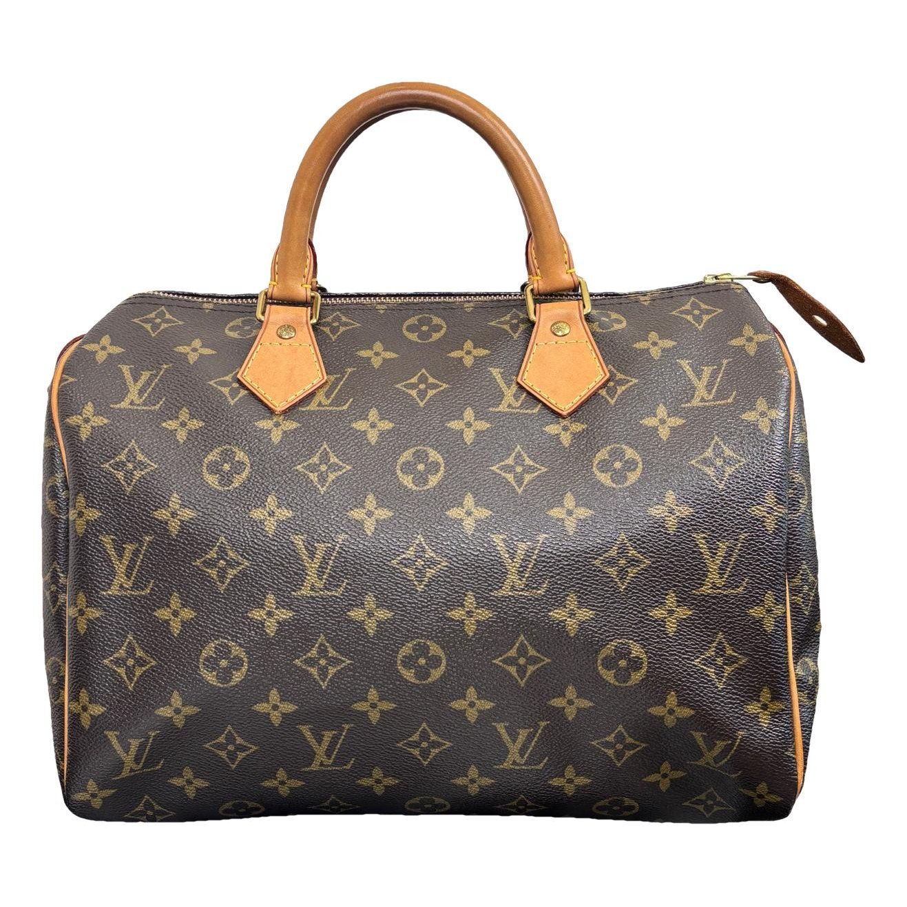 Speedy leather handbag