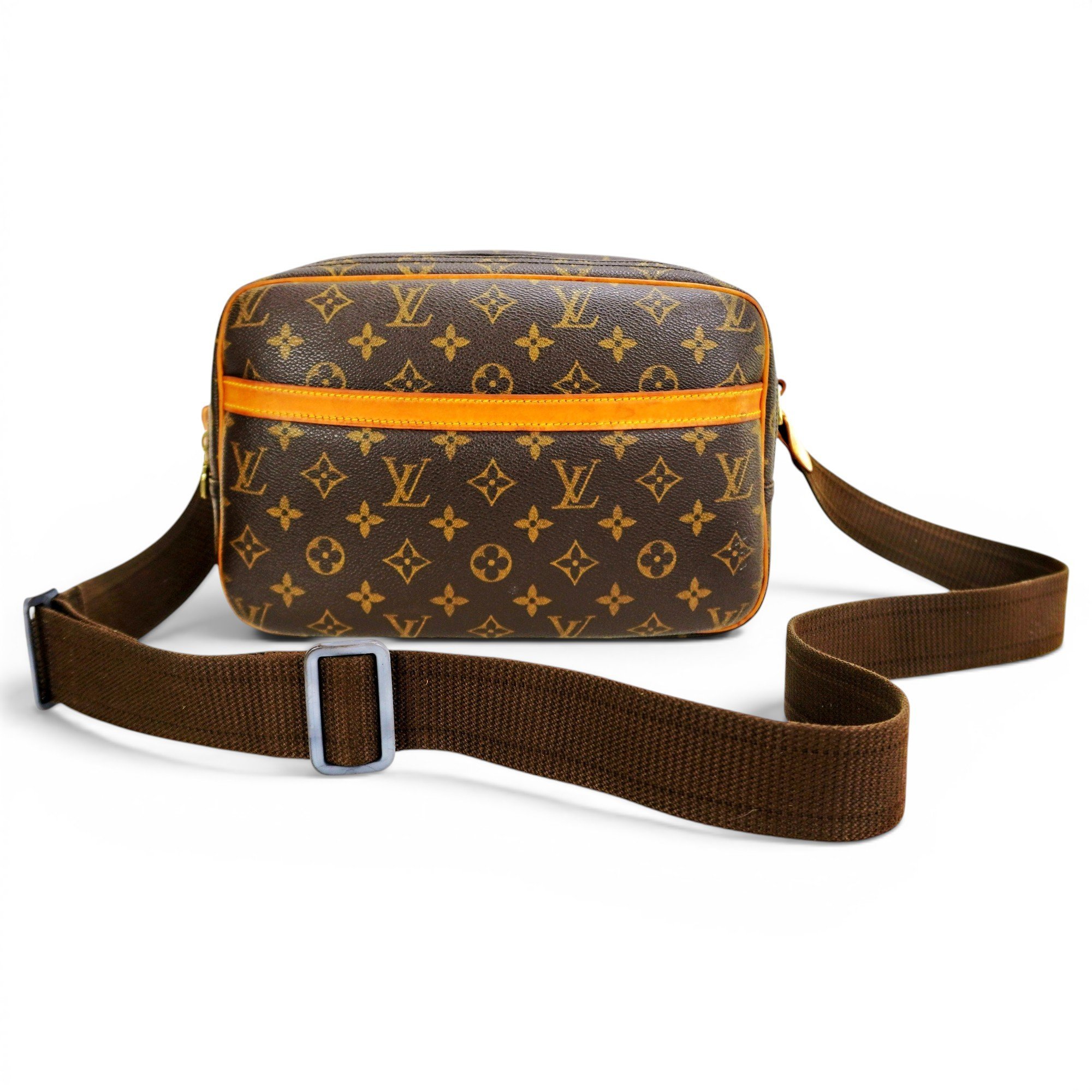 Reporter leather crossbody bag