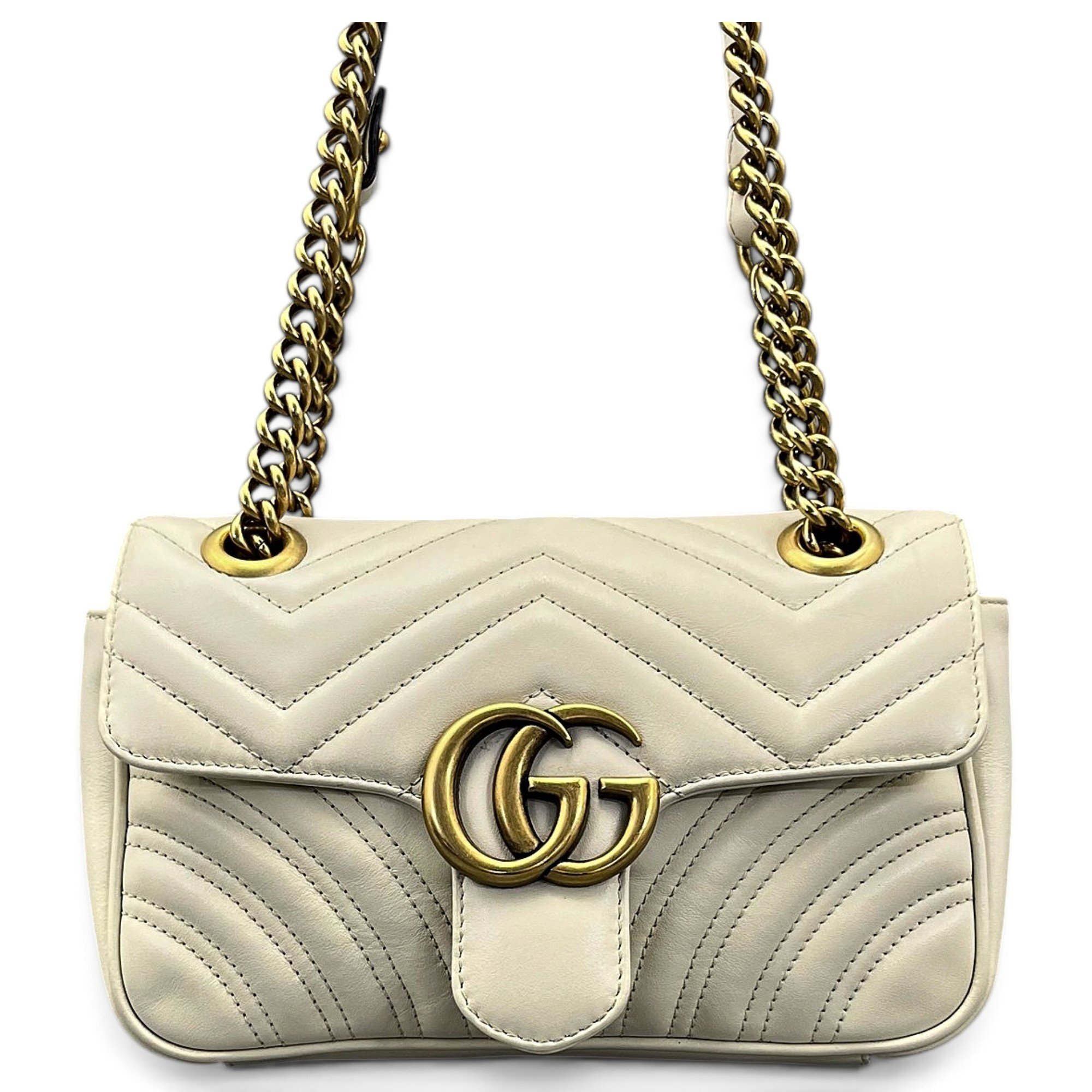 GG Marmont Flap leather handbag
