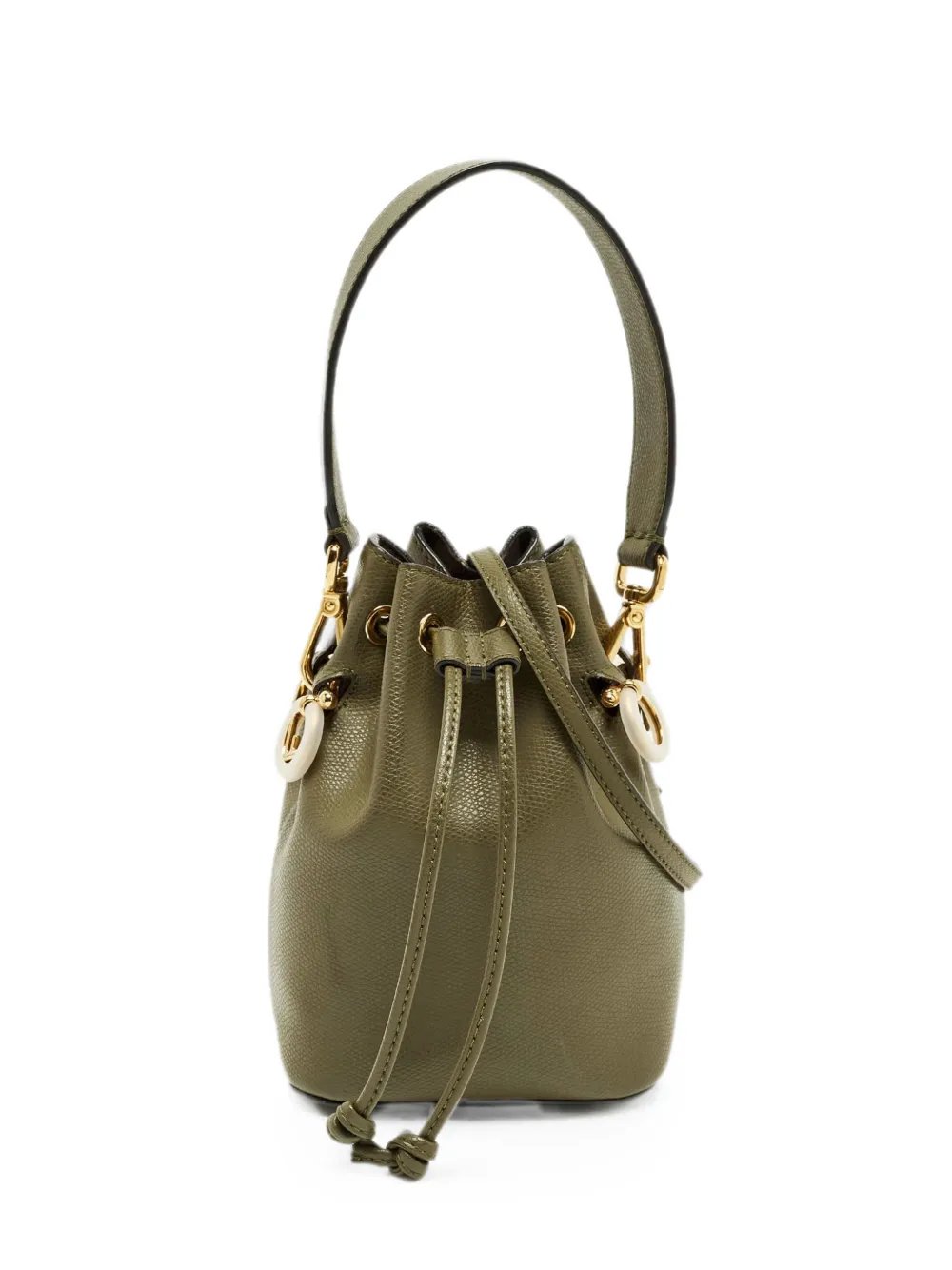 2020 mini Mon Tresor leather bucket bag