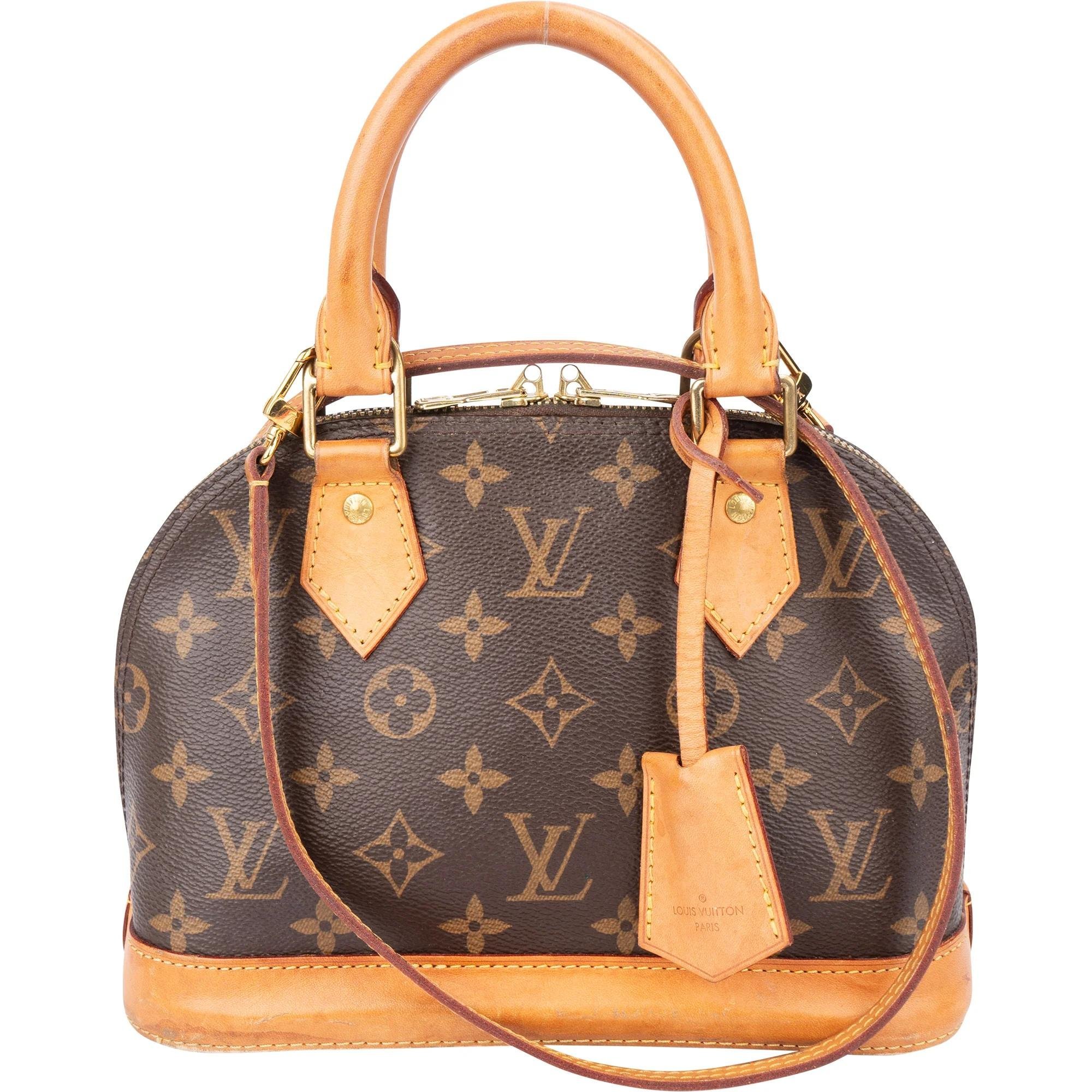 Alma leather handbag