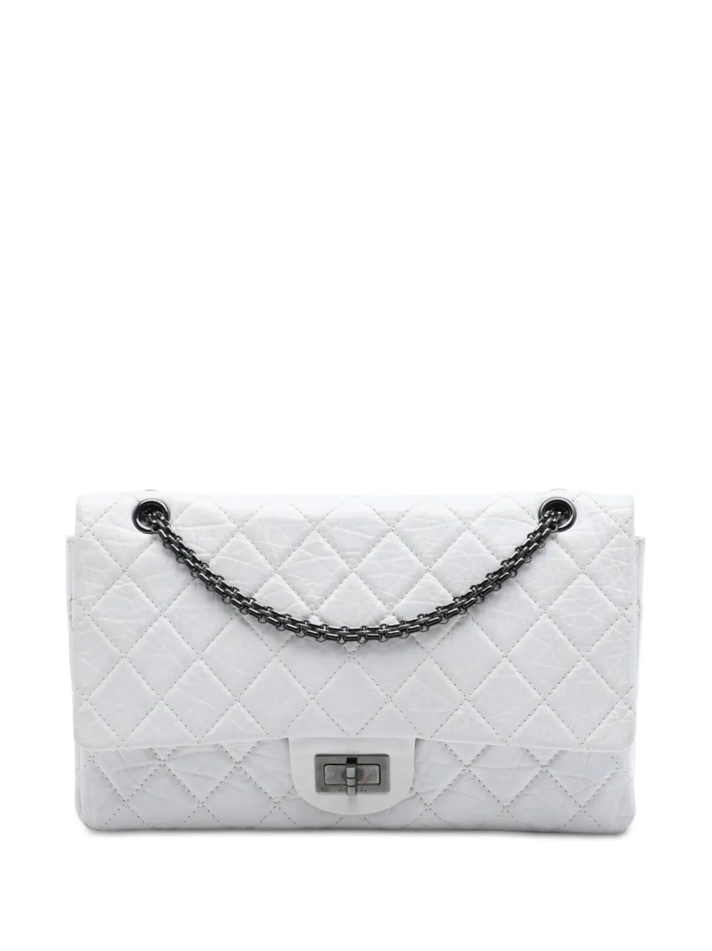 2008-2009 Quilted Aged Calfskin Reissue 2.55 Double Flap 227 shoulder bag