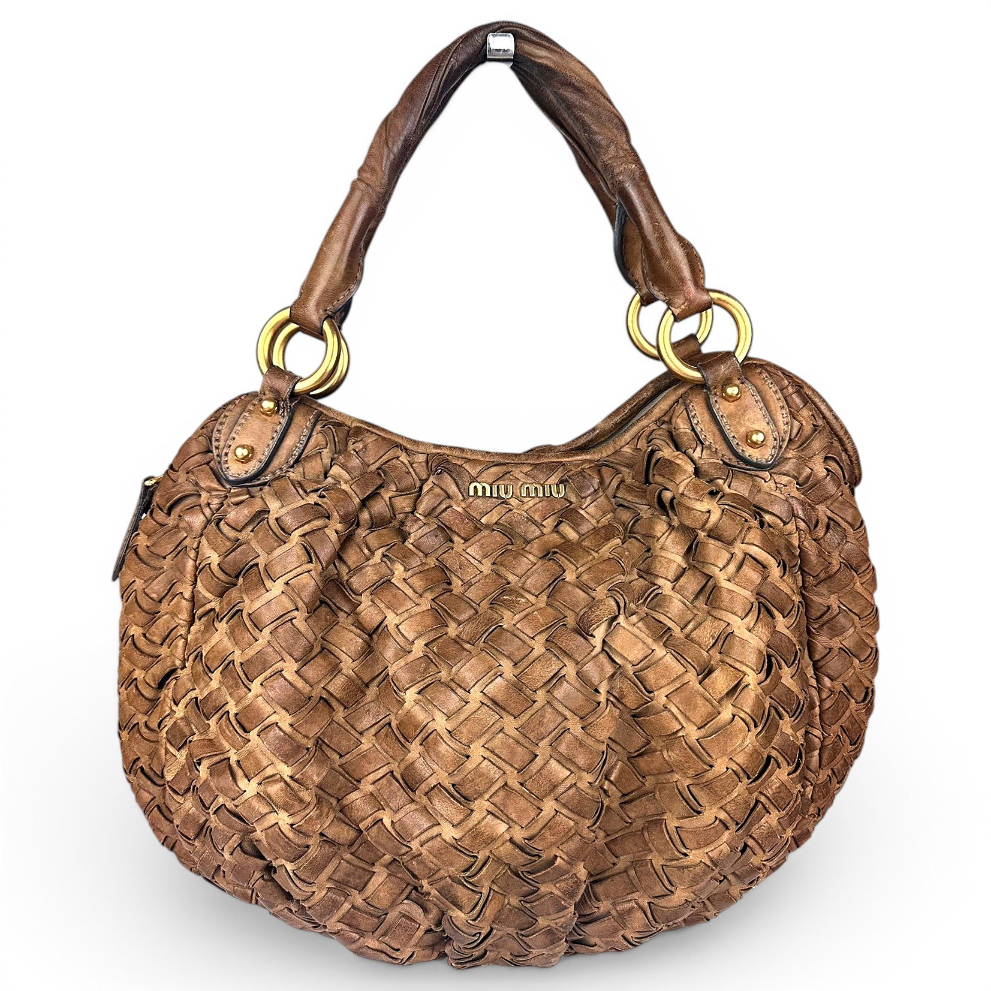 Leather handbag
