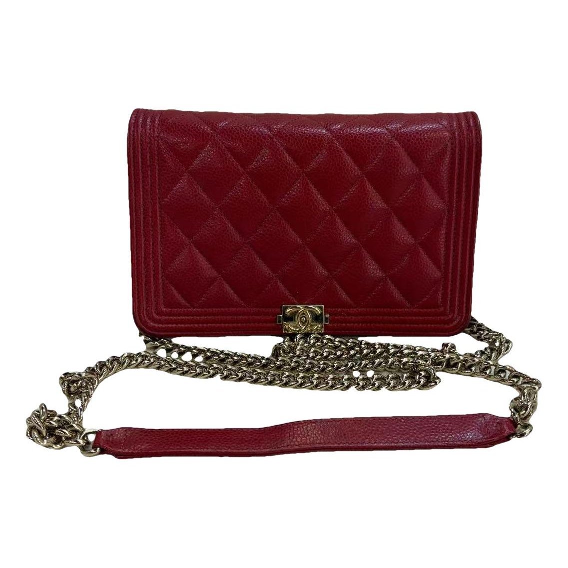 Leather handbag