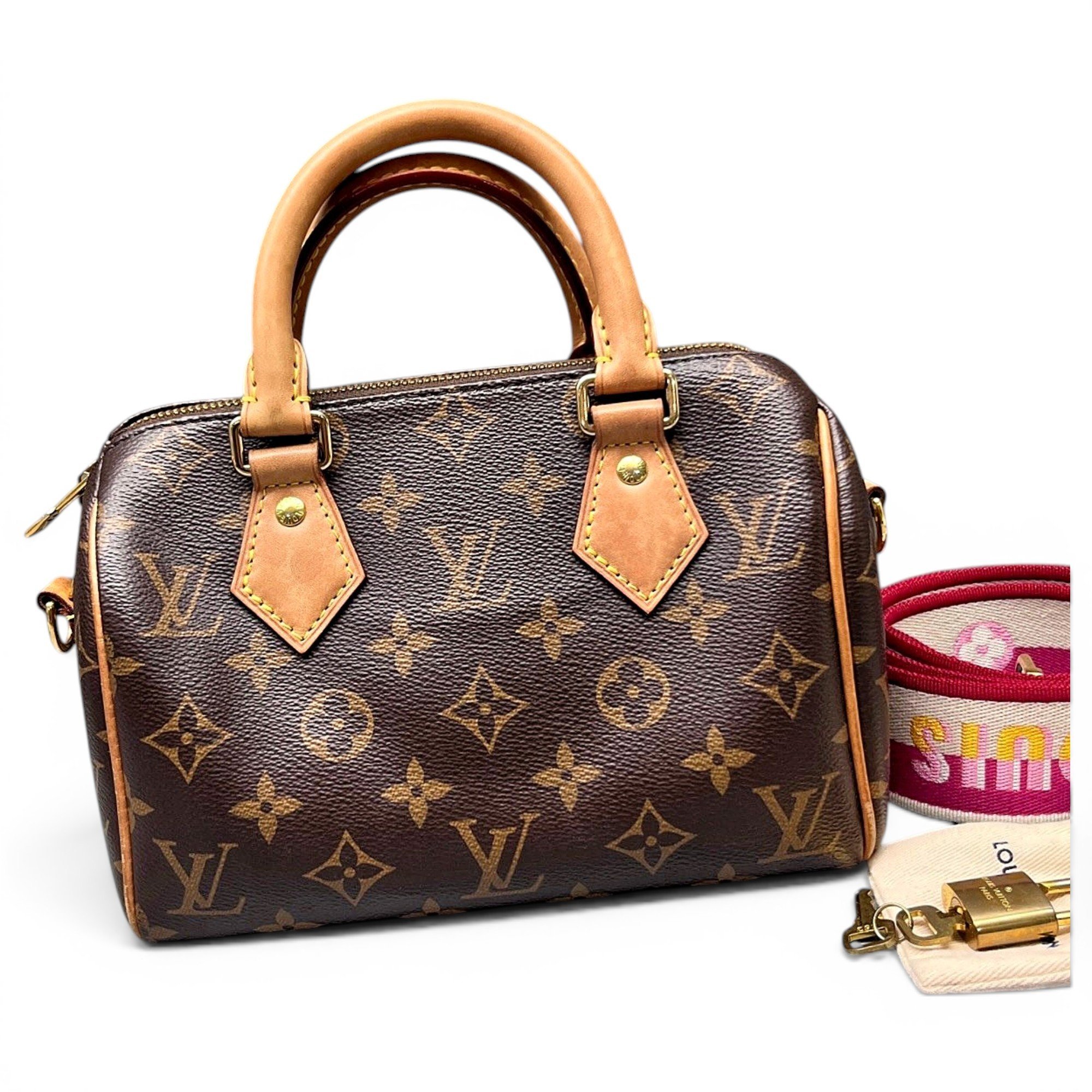Speedy Bandoulière leather handbag