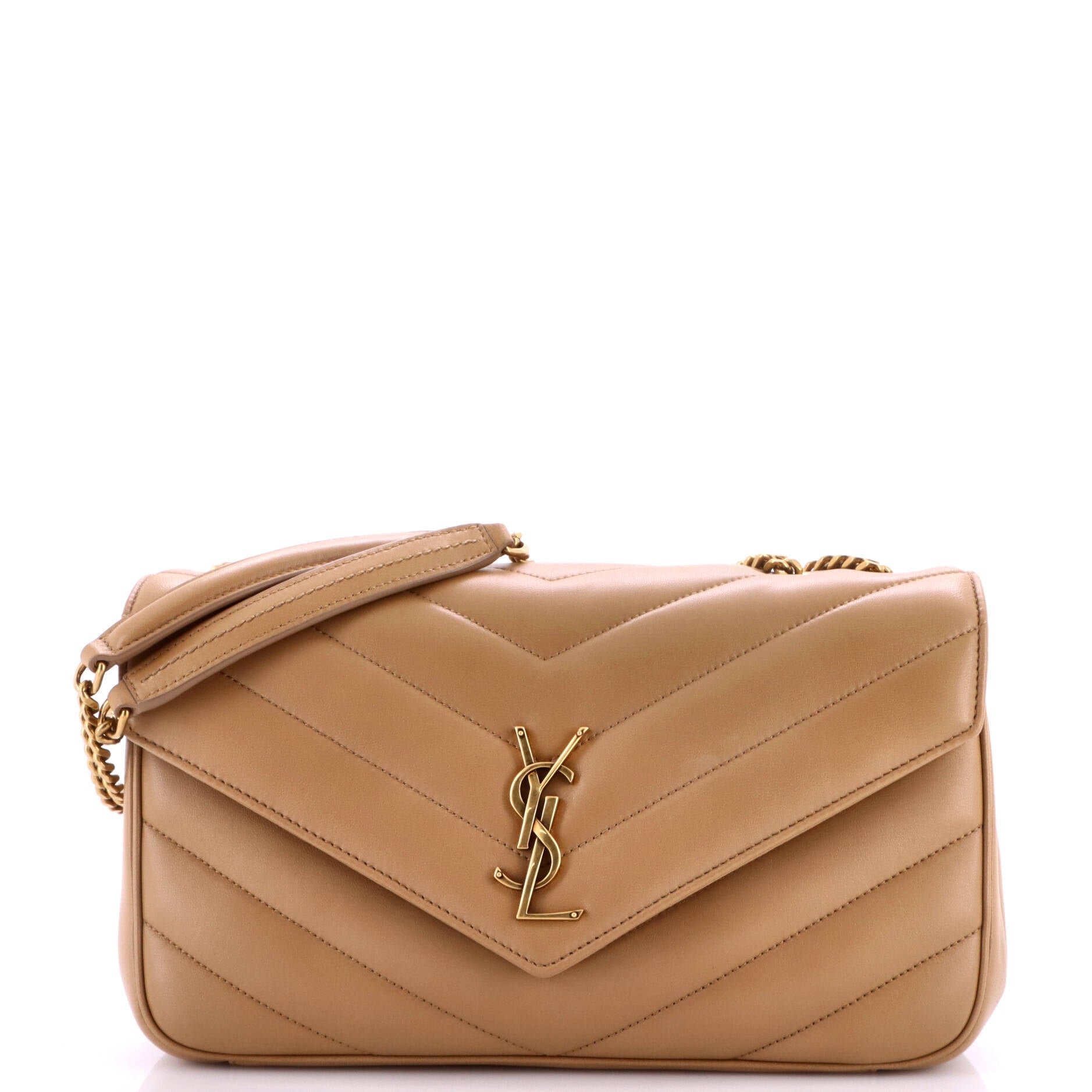 Loulou NM Shoulder Bag Matelasse Chevron Leather Medium