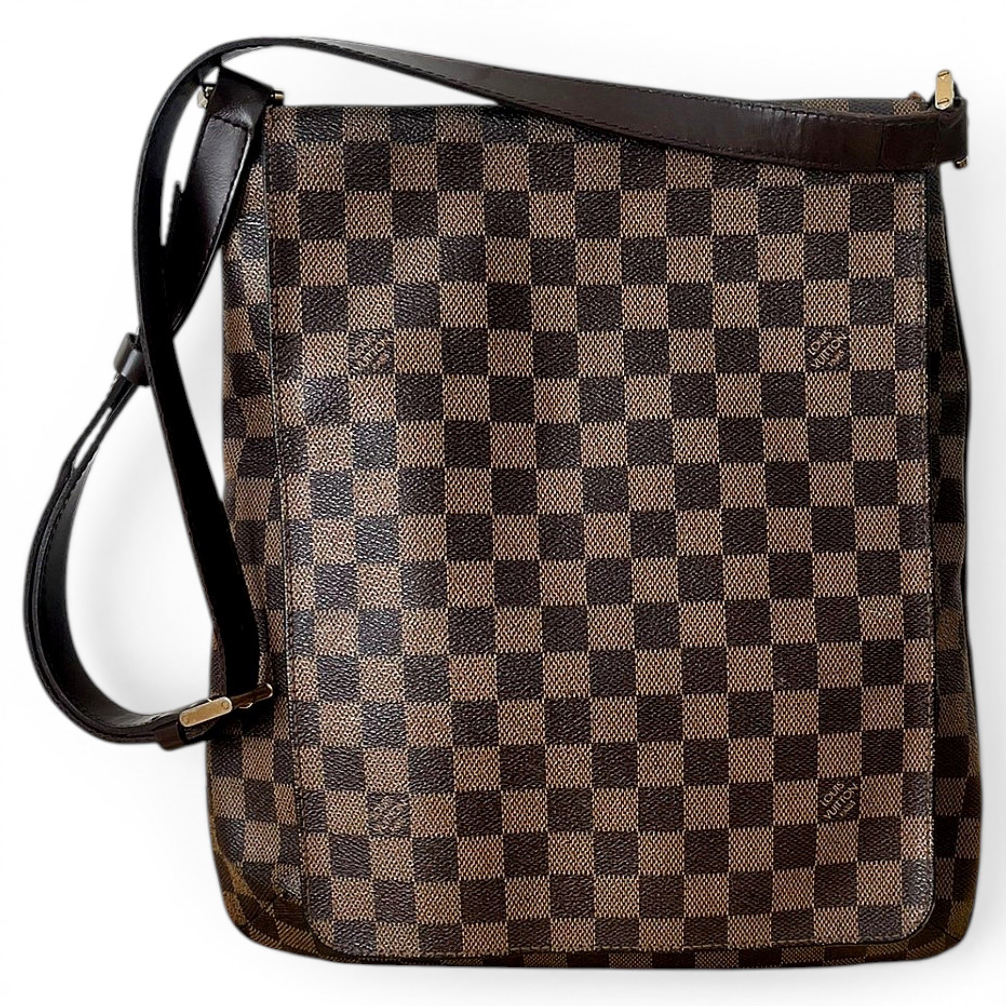 Musette cloth crossbody bag