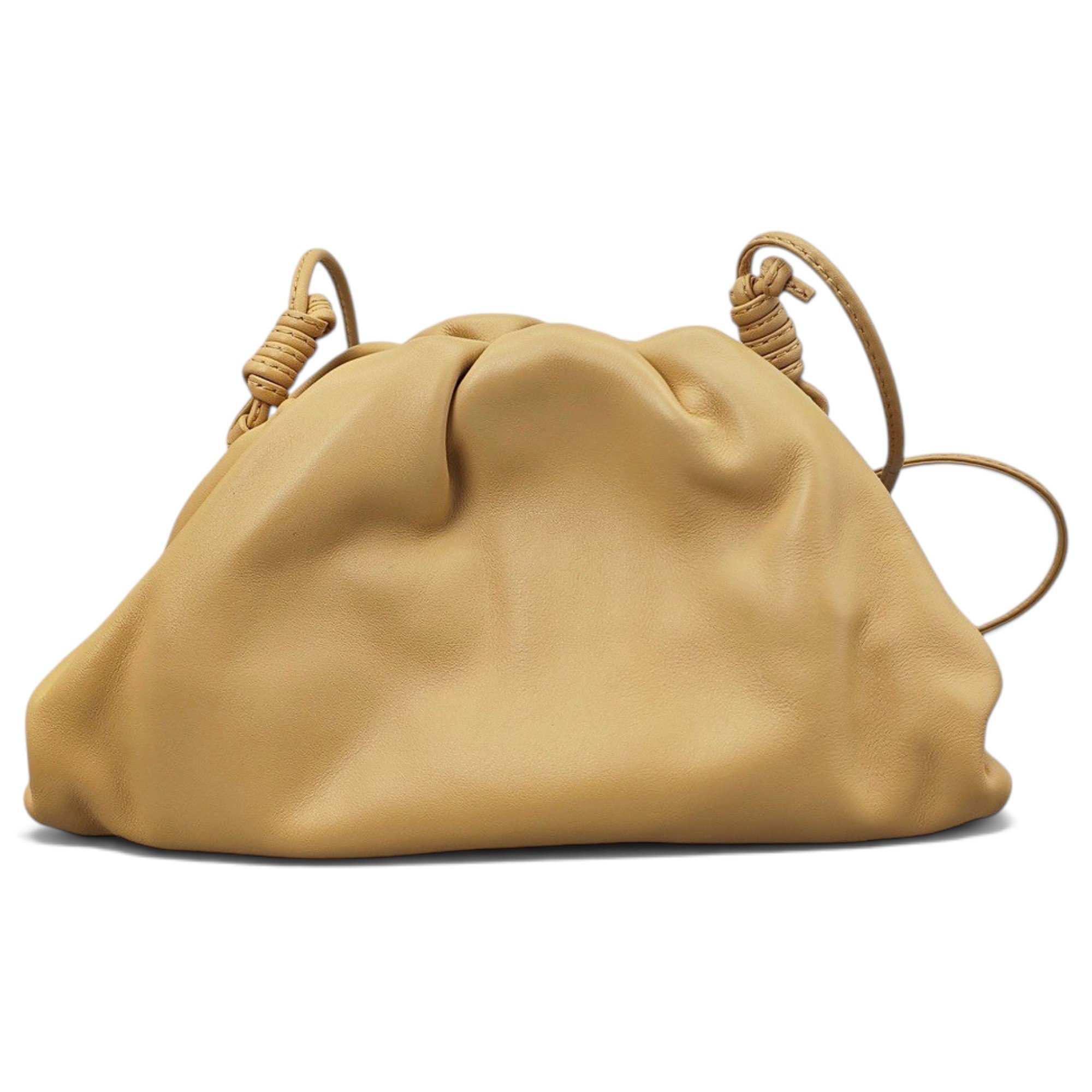 Pouch leather handbag