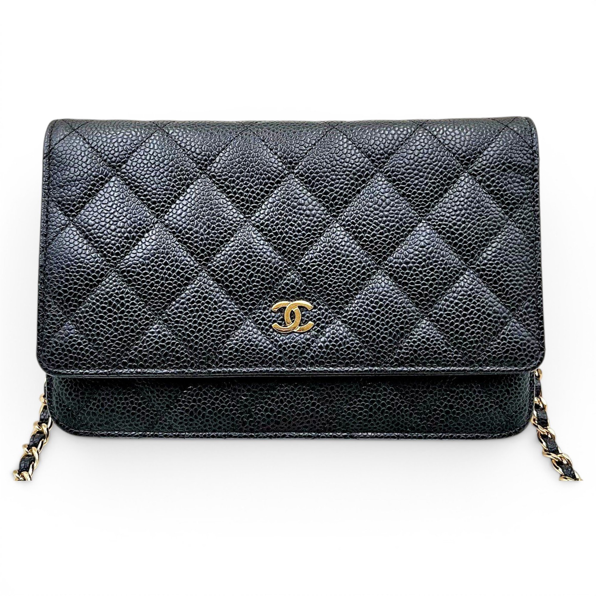 Wallet On Chain Timeless/Classique leather handbag