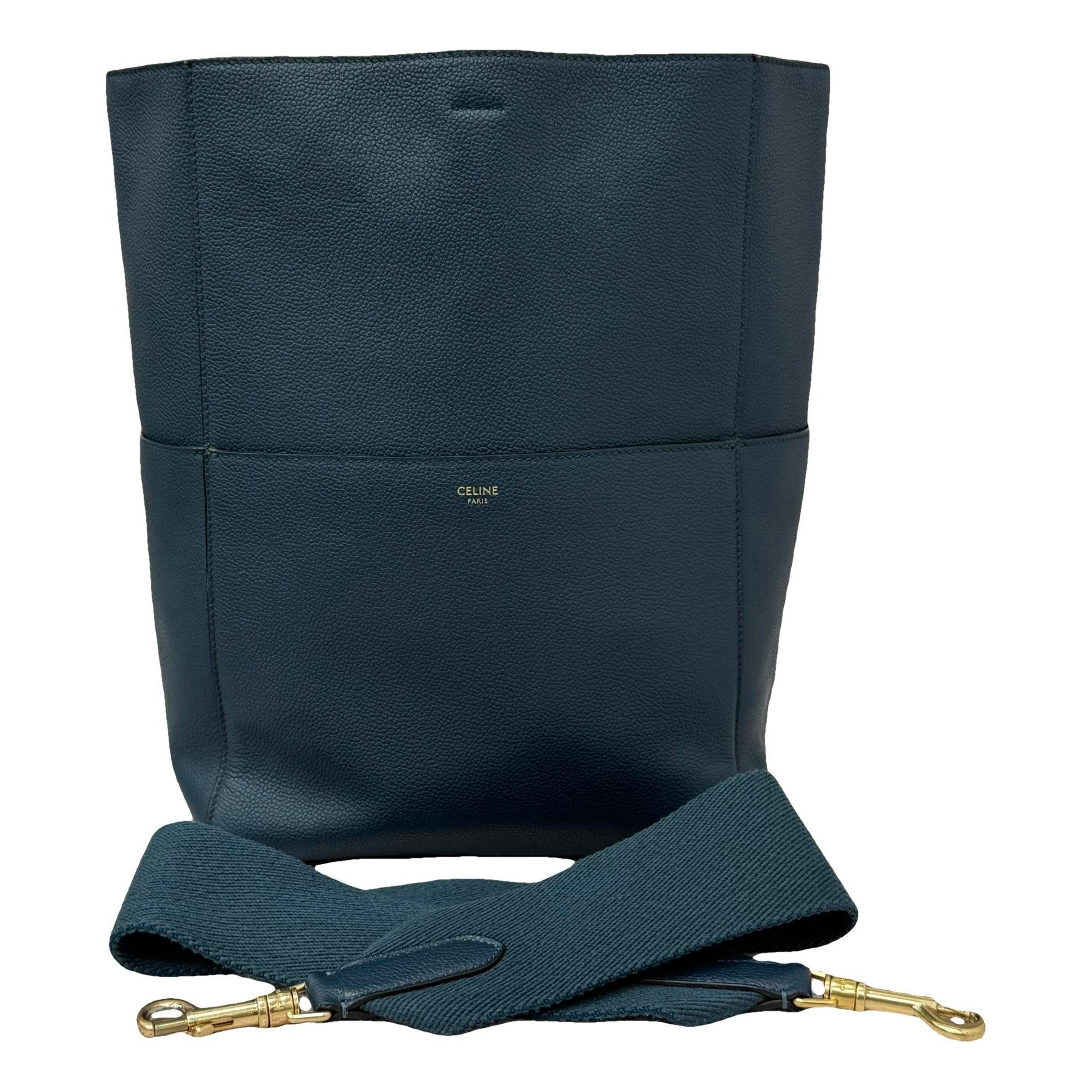 Seau Sangle leather handbag