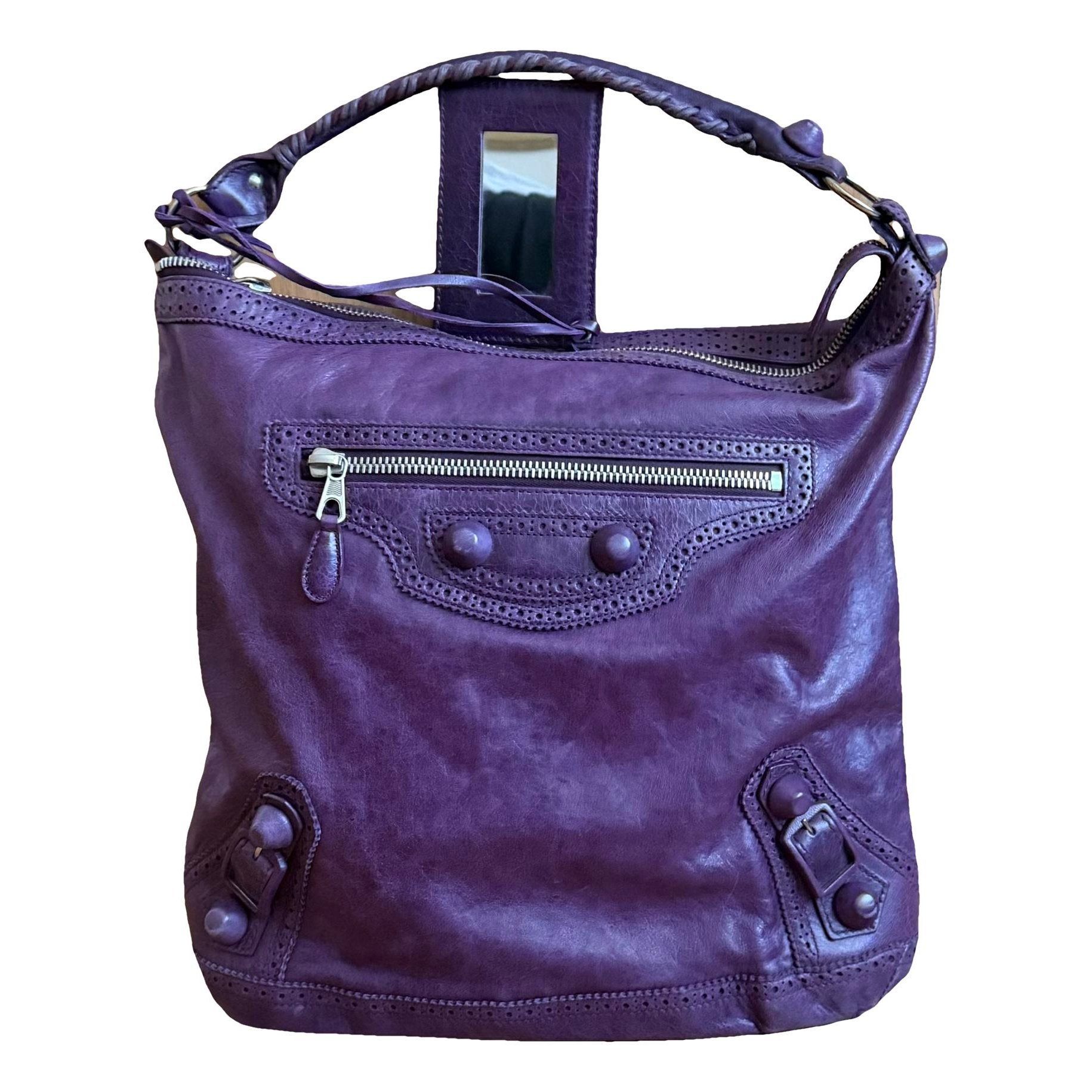 Balenciaga Day leather handbag