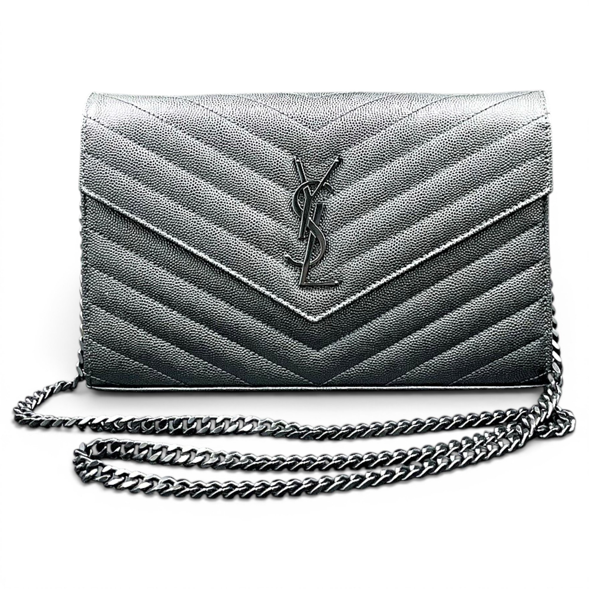 Portefeuille enveloppe leather handbag