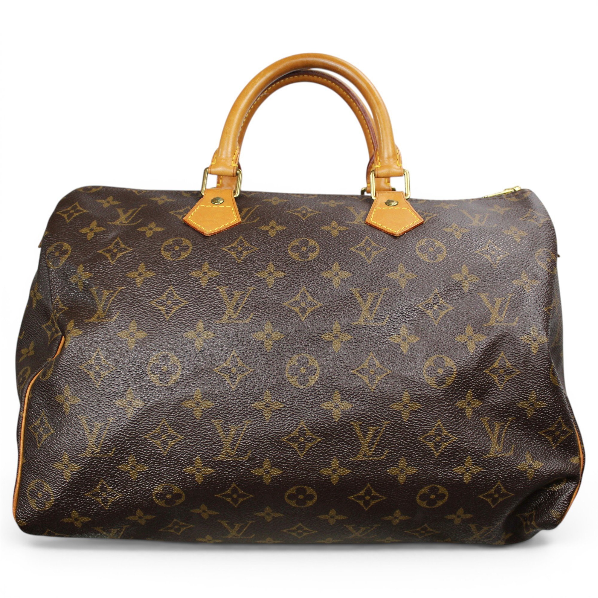 Speedy leather handbag