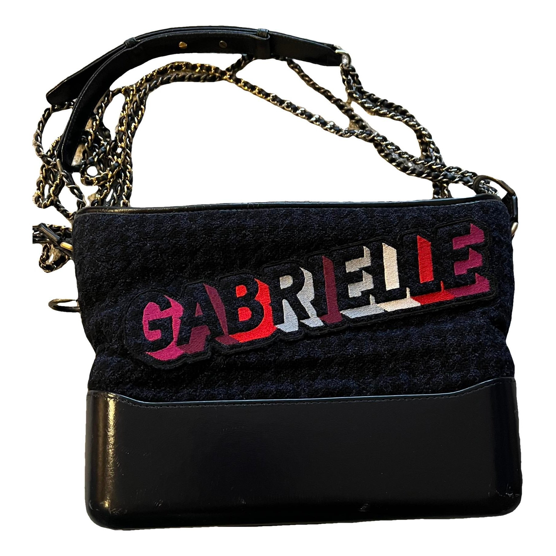 Gabrielle tweed crossbody bag