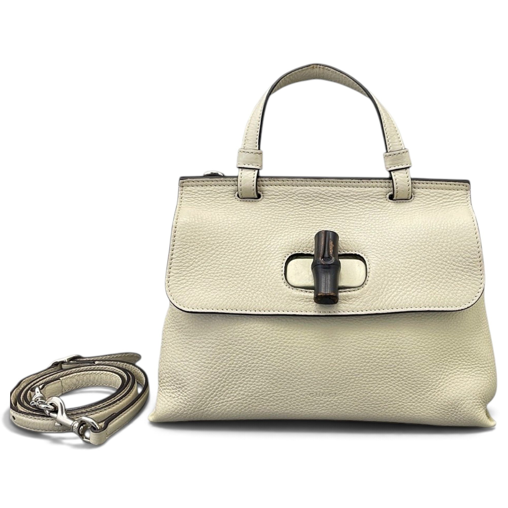 Bamboo Daily Top Handle leather handbag