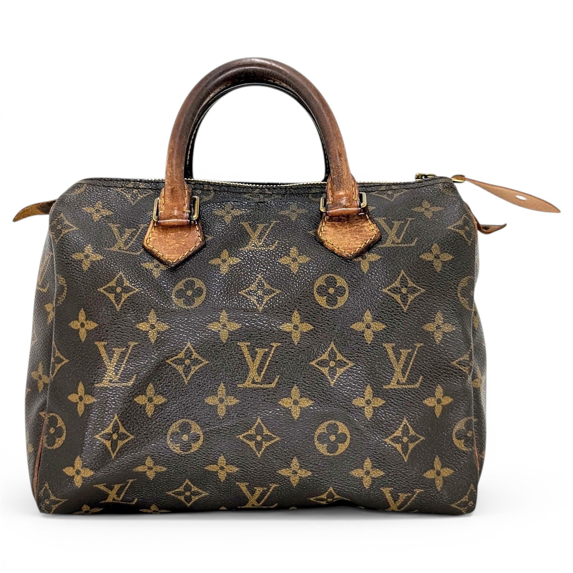 Speedy leather handbag
