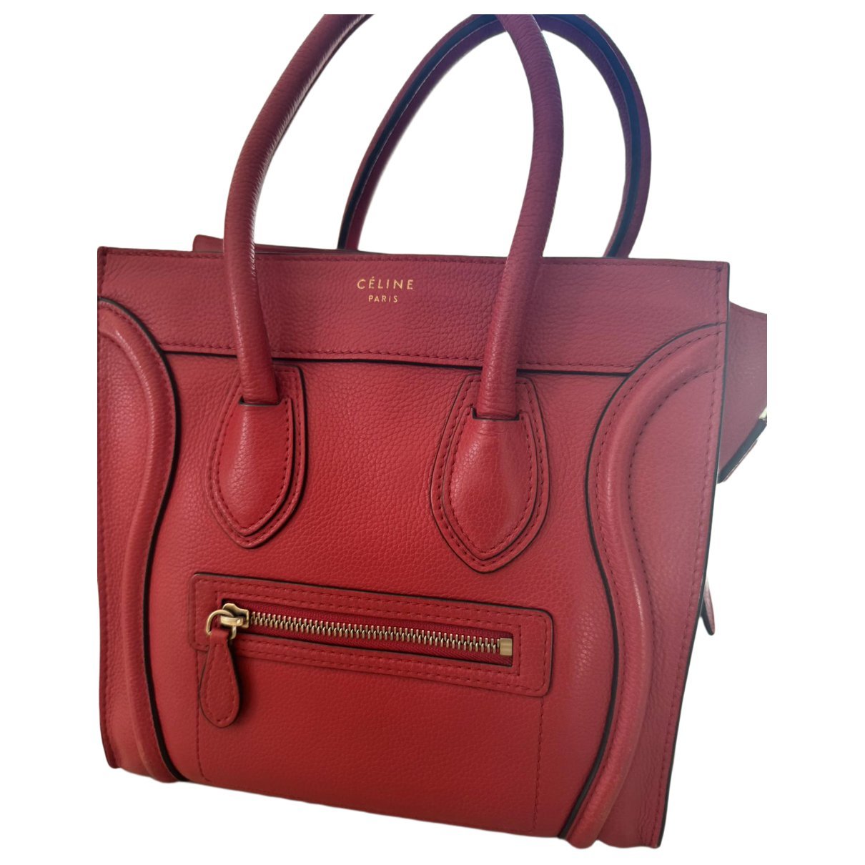 Luggage leather handbag