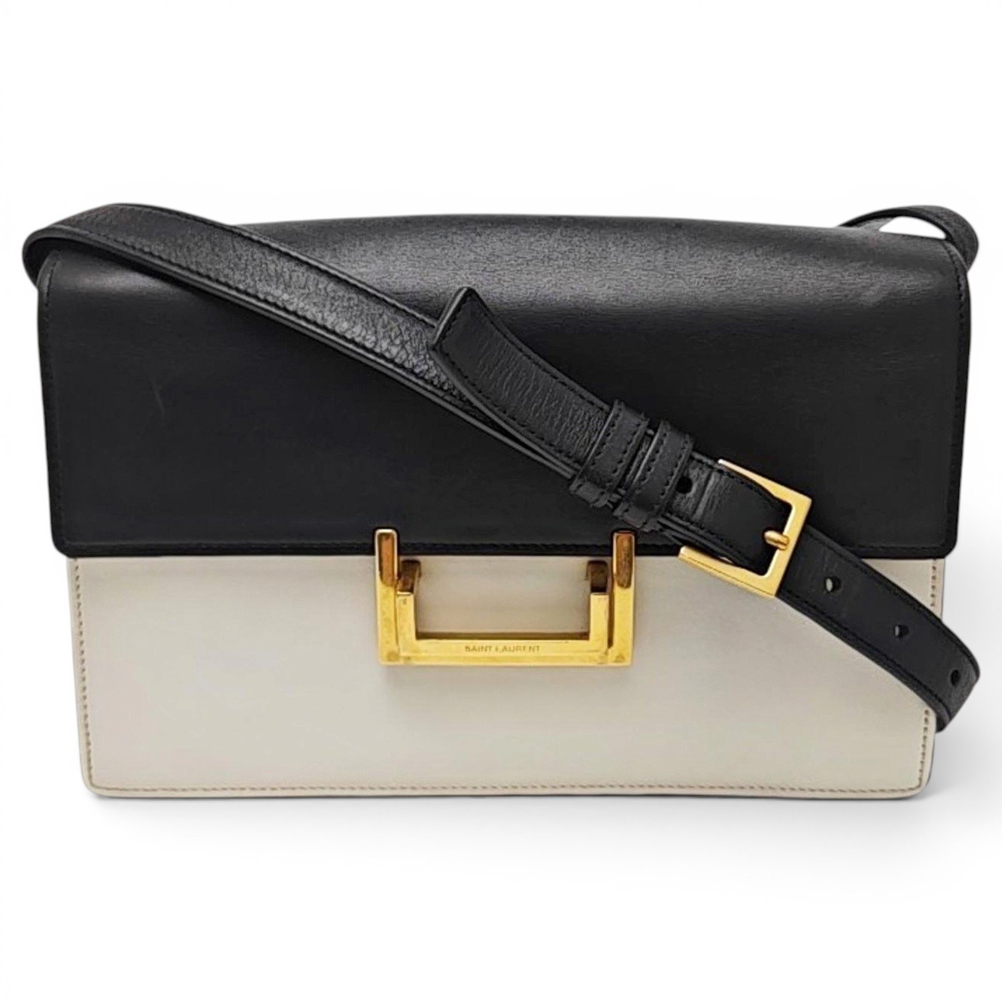 Domino leather handbag