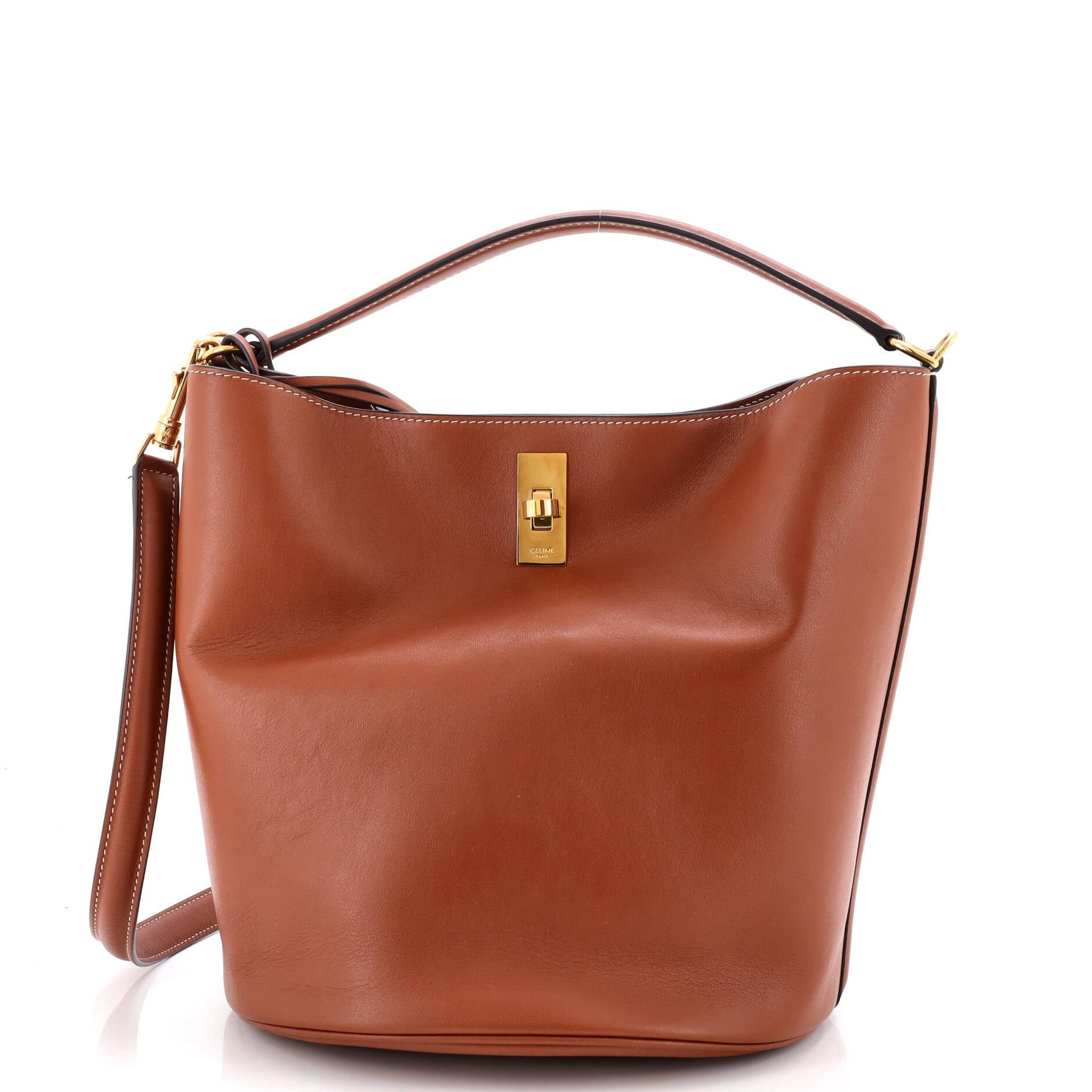 Bucket 16 Bag Leather