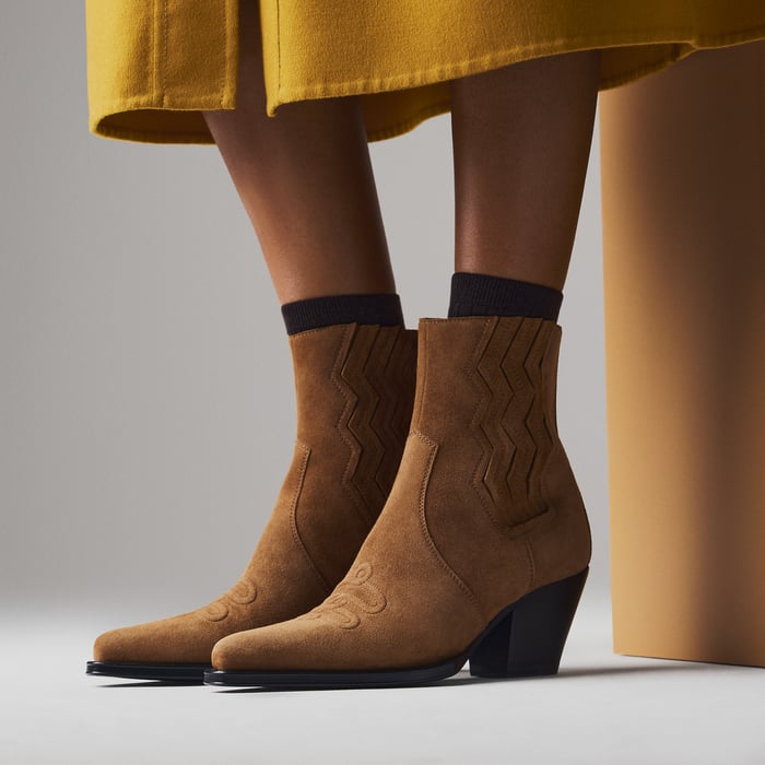 Brun Fumé Vegas Ankle Boot