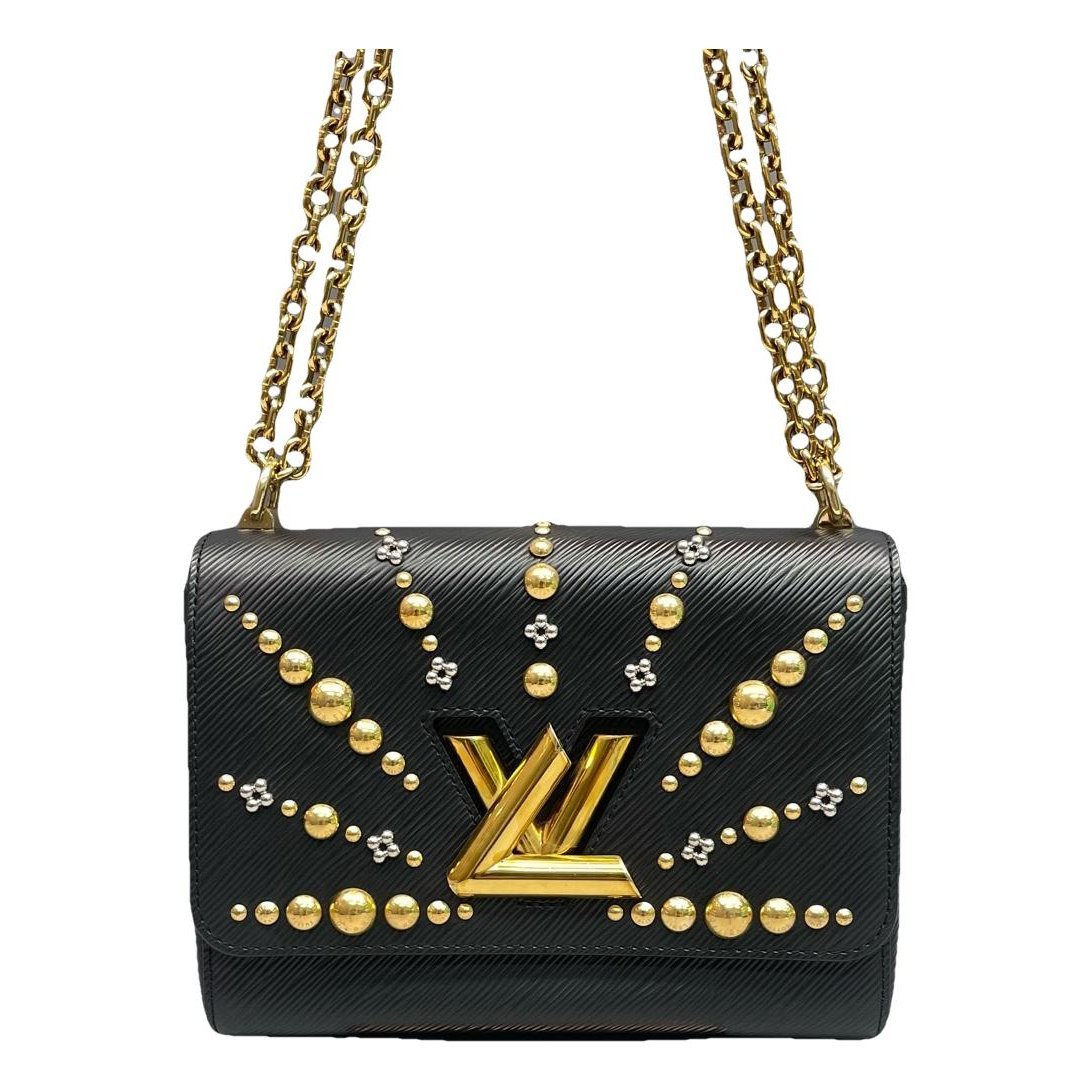 Twist leather crossbody bag