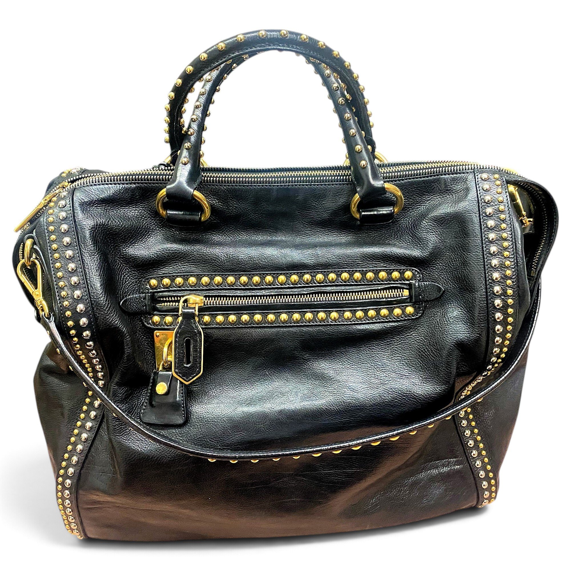Leather handbag